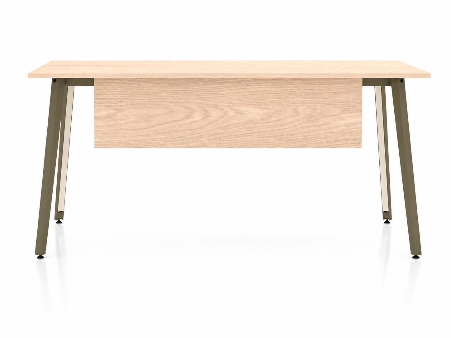JVmoebel Computertisch Beiger Holz Schreibtisch Designer Computertisch Exklusive Tische, Made in Europa