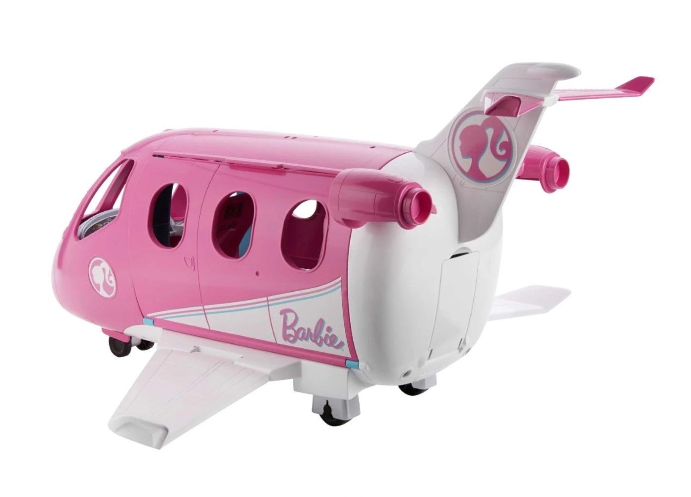 Barbie Spielzeug-Flugzeug Reise Traumflugzeug, (18-tlg)