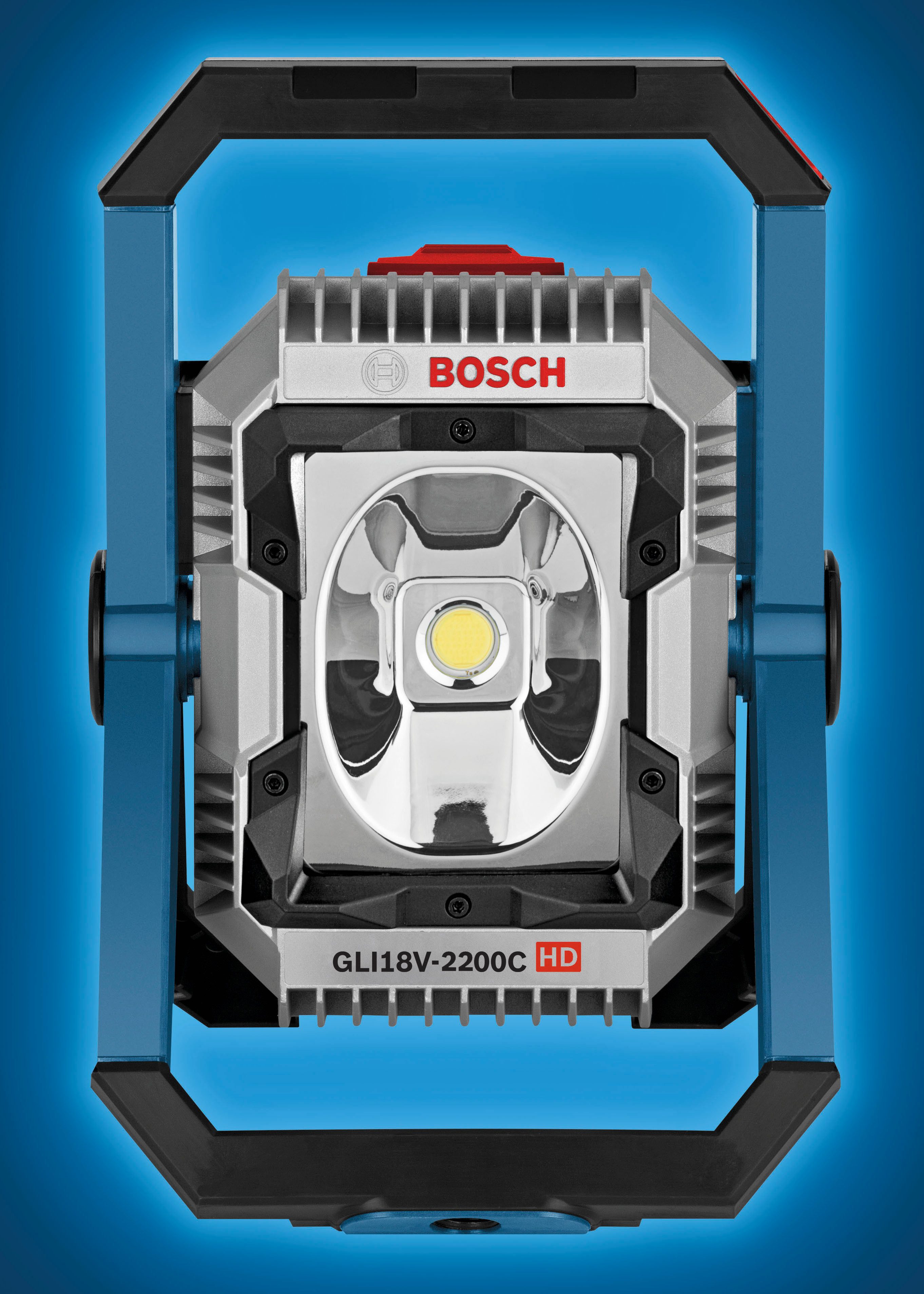 Bosch Professional Baustrahler »GLI 18V-2200 C« aus dem 18V-Sortiment, LED fest integriert, vielseitig, robust mit 2.200 Lumen, ohne Akku ohne Ladegerät