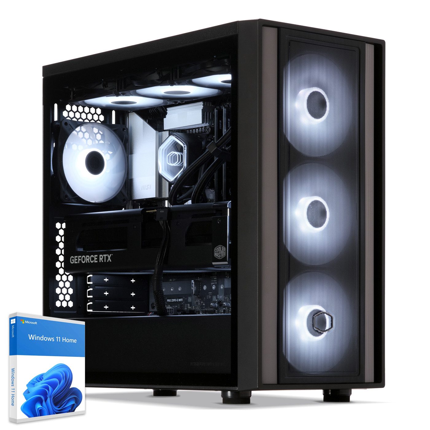 Sedatech UCCL304I1I1HF - Watercooling Gaming-PC (AMD Ryzen 7 9800X3D 8x 4.7GHz (max 5.2GHz), Geforce RTX5080 16GB, 32 GB RAM, 2000 GB SSD, Watercooling, WiFi 7)