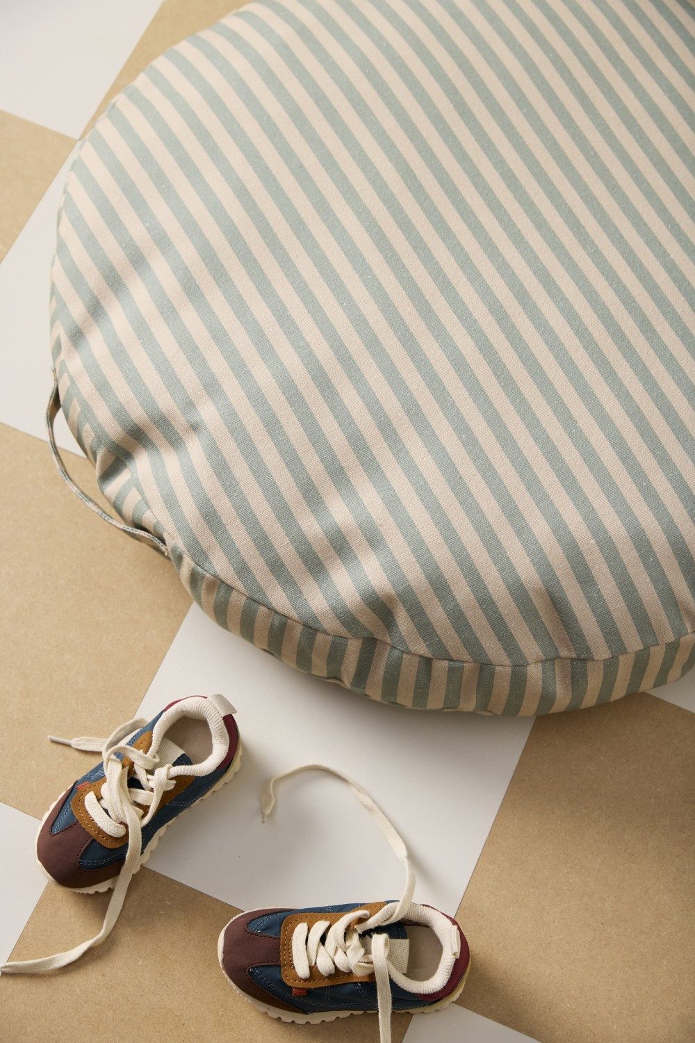 Kids Concept Pouf Sitzkissen Streifen, 60 cm günstig online kaufen