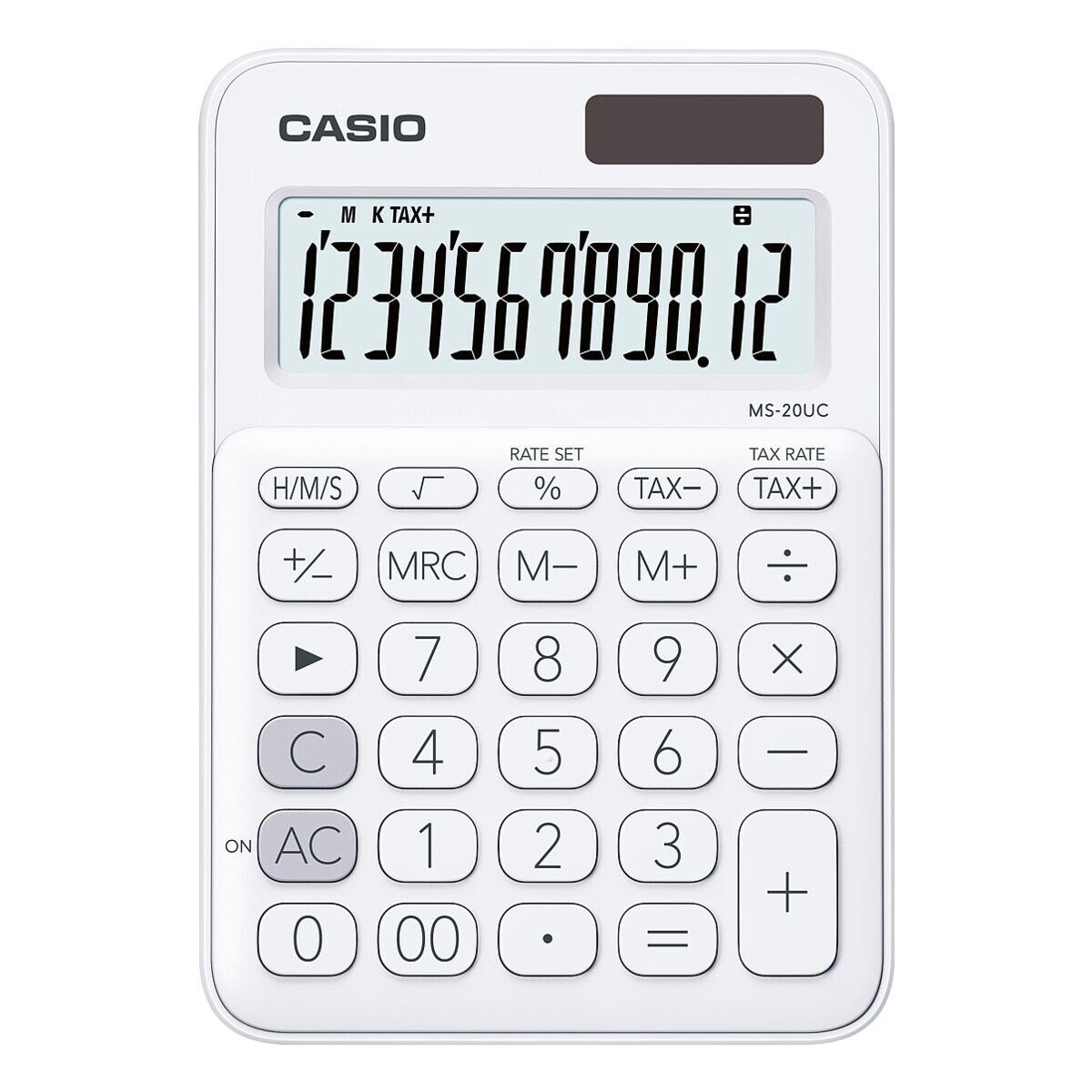 CASIO Taschenrechner MS-20UC, 12-stellig