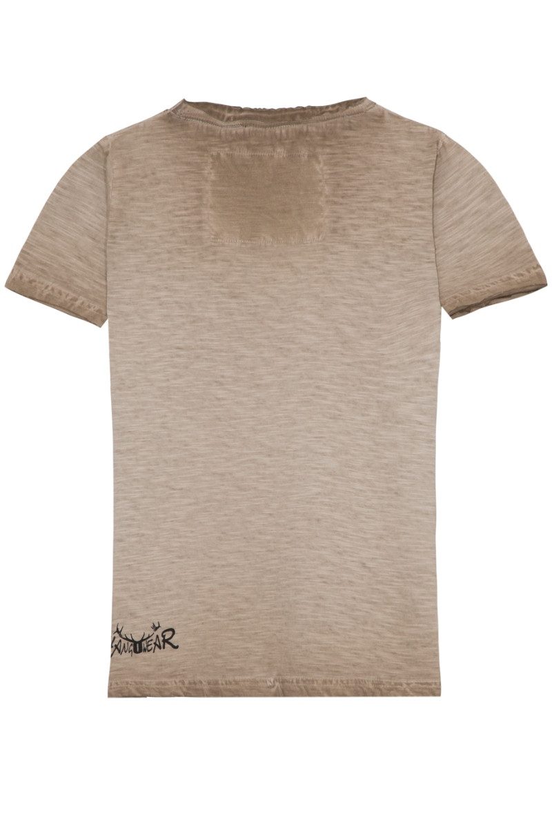 Hangowear Trachtenhemd Trachtenshirt Kind - GODWIN BAVARIA KIDS - beige