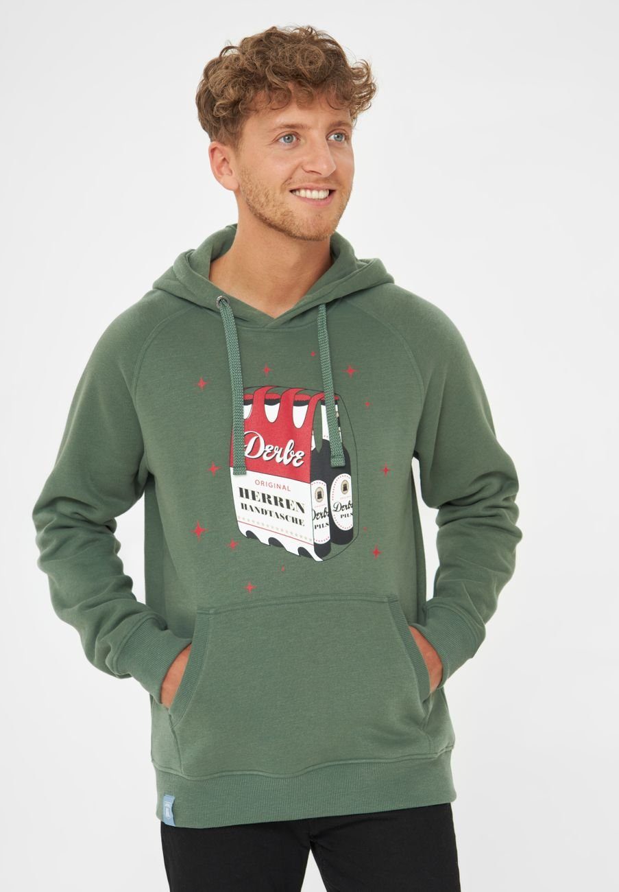 Derbe Hoodie Herrenhandtasche Rot-Weiß Herren Hoodie (1-tlg)