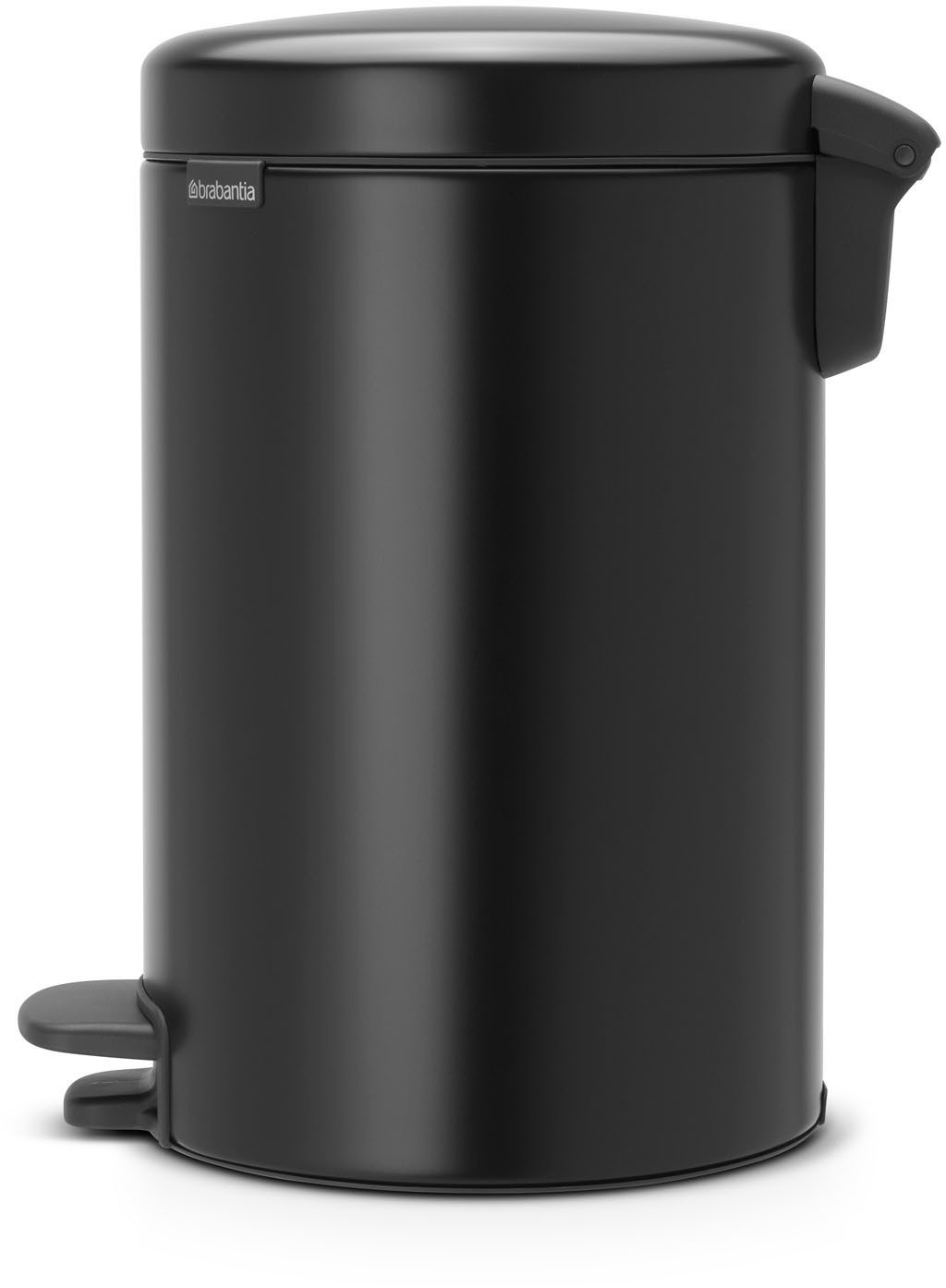Brabantia Mülleimer NewIcon Treteimer, 12L, sanft schließender Deckel, mit leichter Pedalbedienung