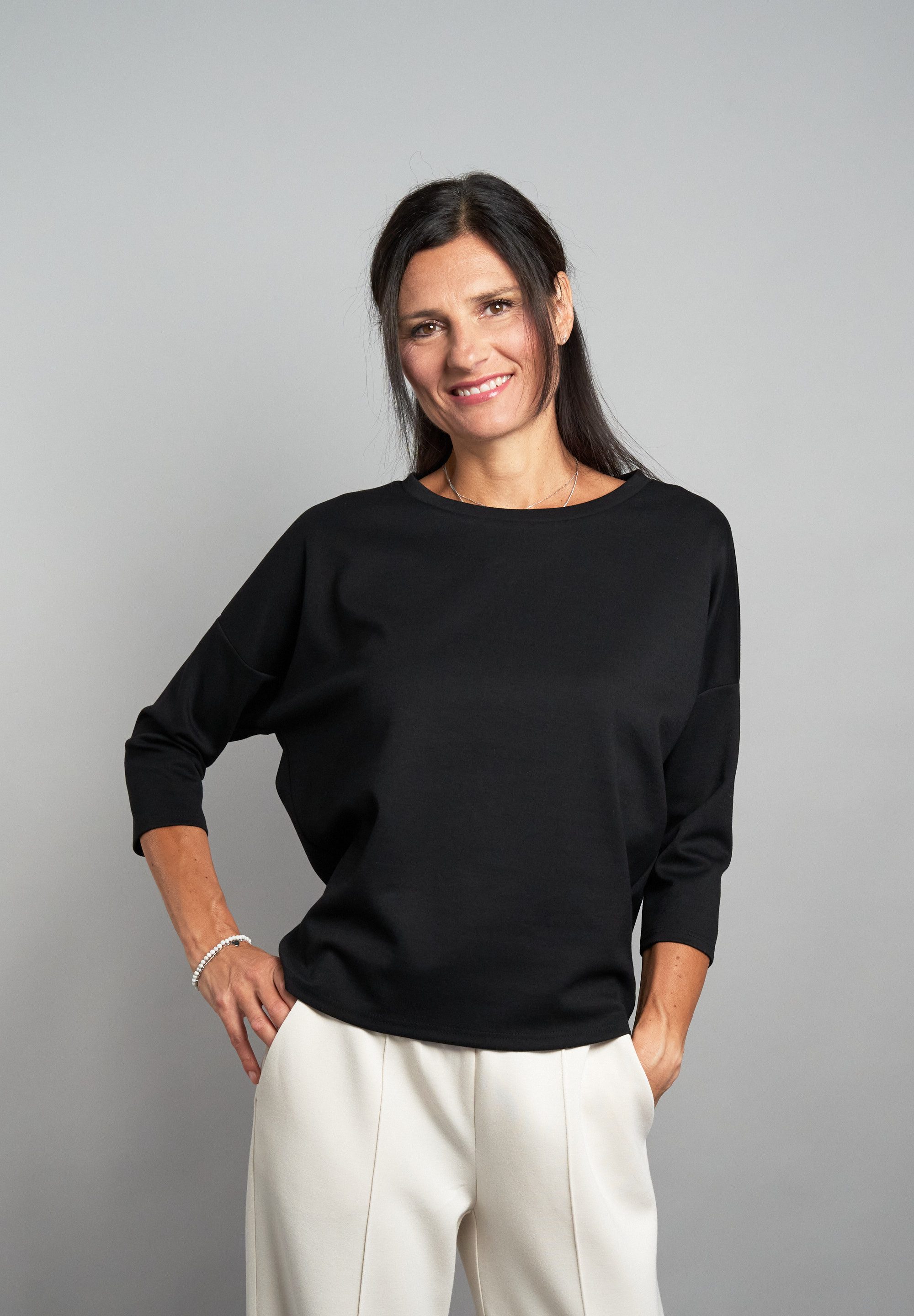 Seidel Moden 3/4-Arm-Shirt Exklusiv bei OTTO mit Fledermausärmel - MADE IN GERMANY