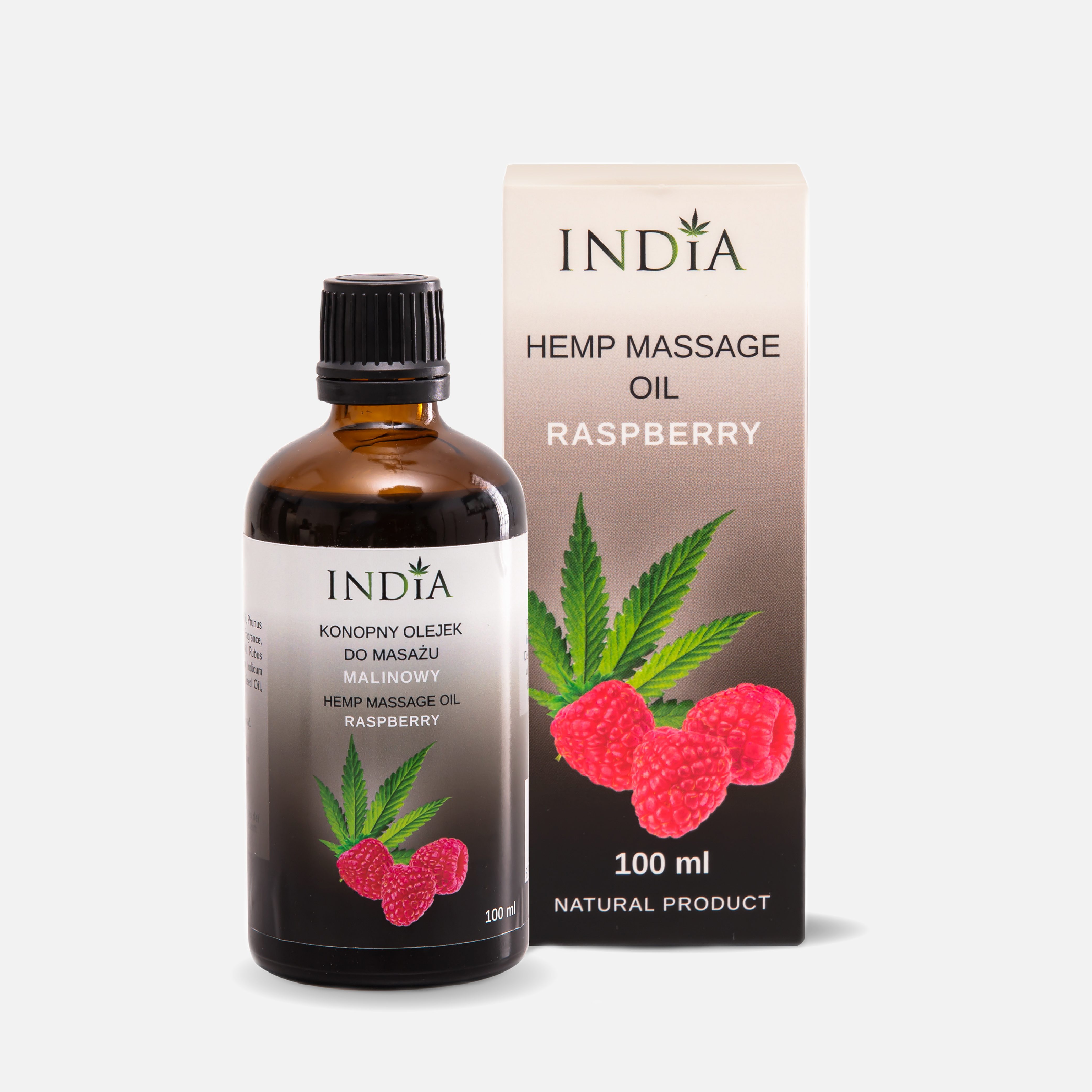 Massageöl INDIA Cosmetics Massageöl Himbere (100 ml)