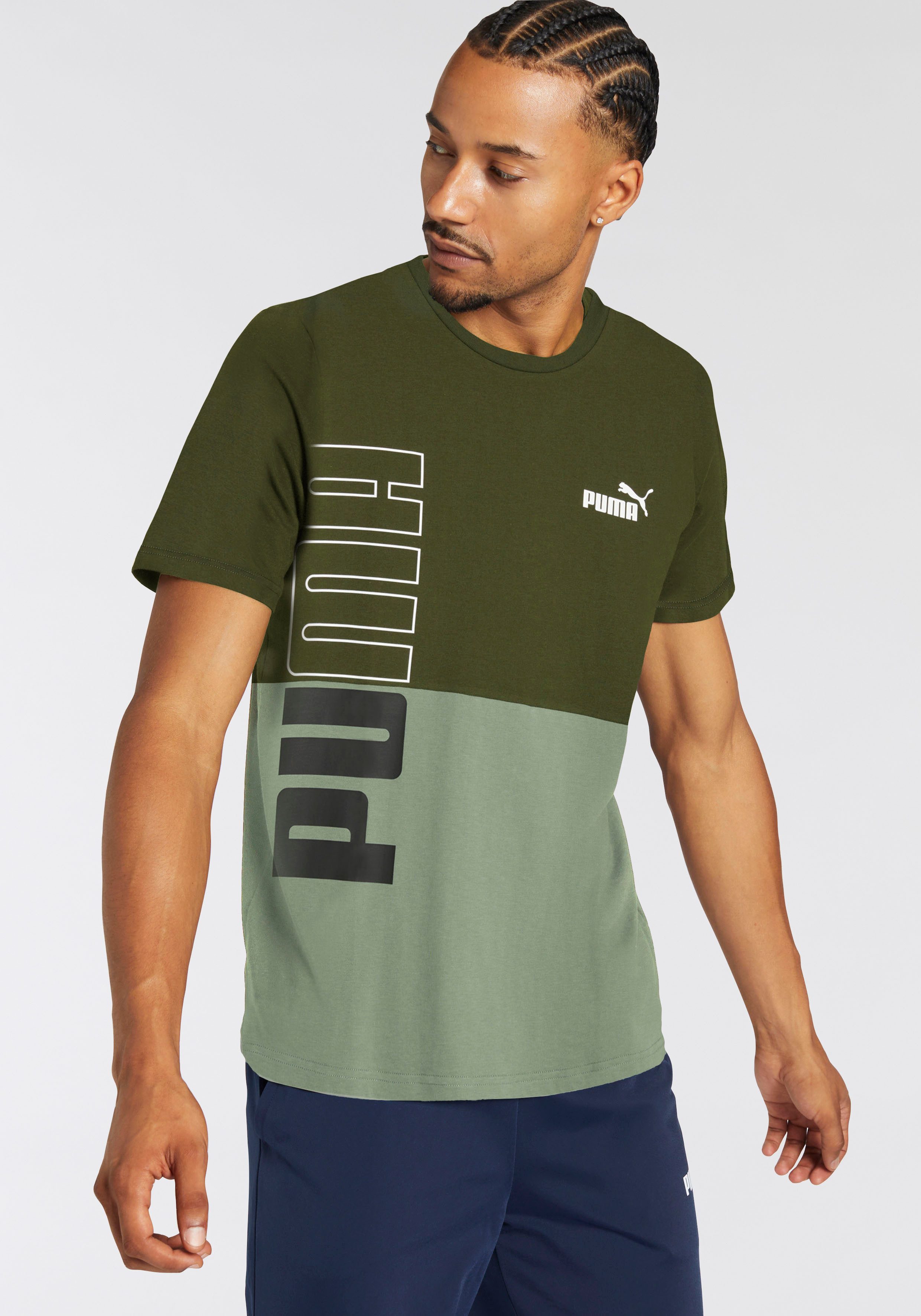 PUMA T-Shirt POWER COLORBLOCK TEE günstig online kaufen