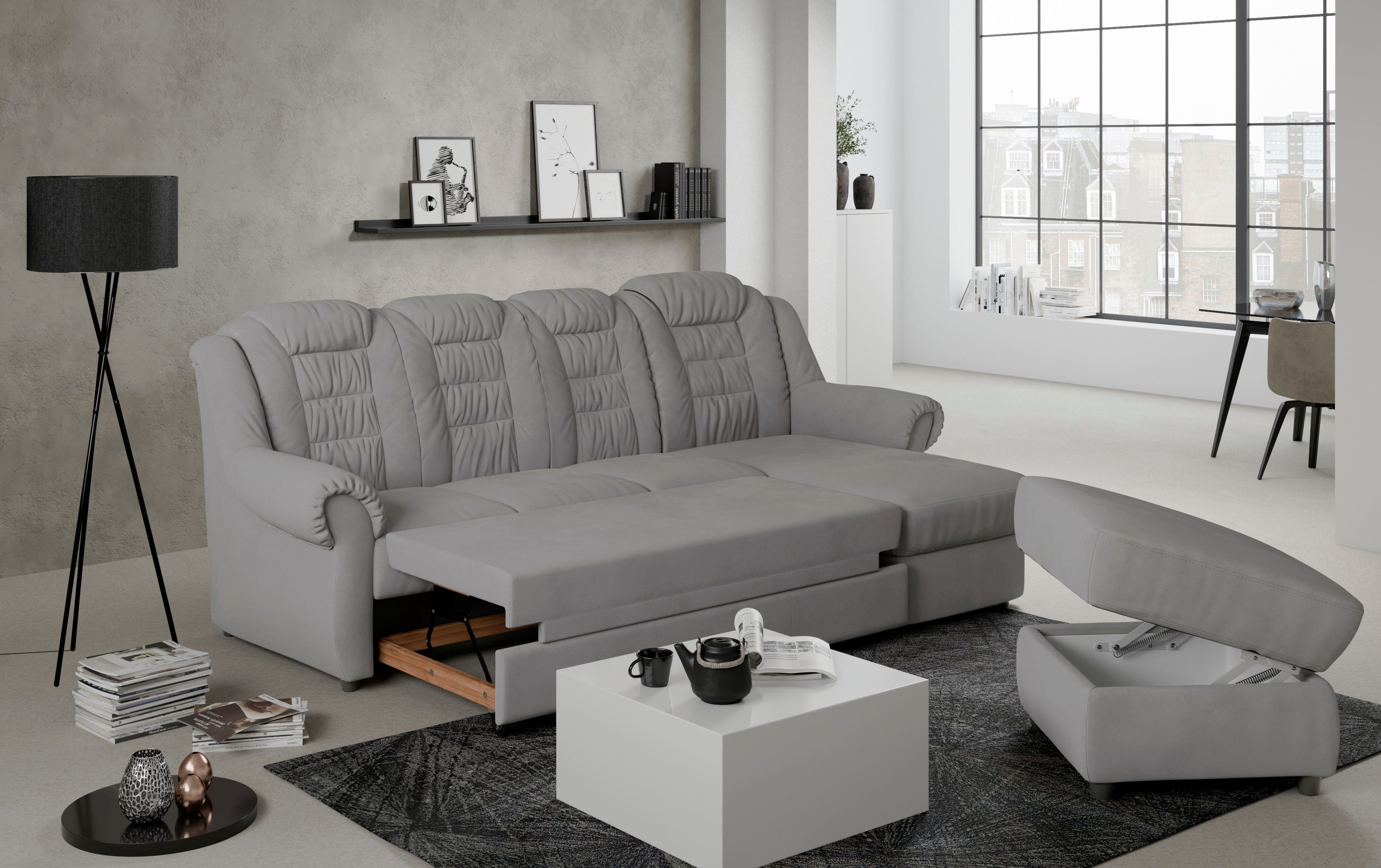 Home affaire Ecksofa Boston L-Form, mit günstig online kaufen