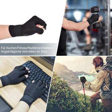 Rnemitery Trainingshandschuhe Kupfer Arthritis Handschuhe,Kompressionshandschuhe für Frauen & Männer