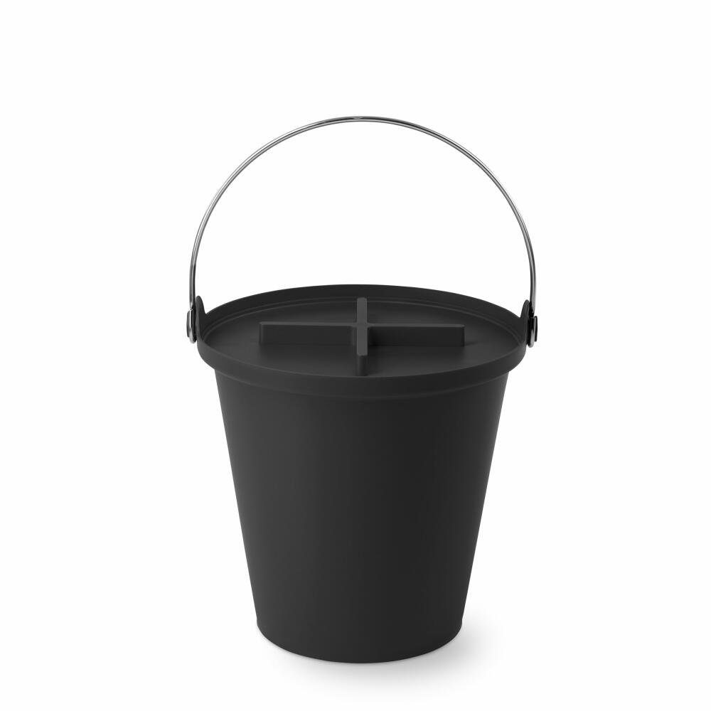 Mülleimer Eimer H2O Schwarz