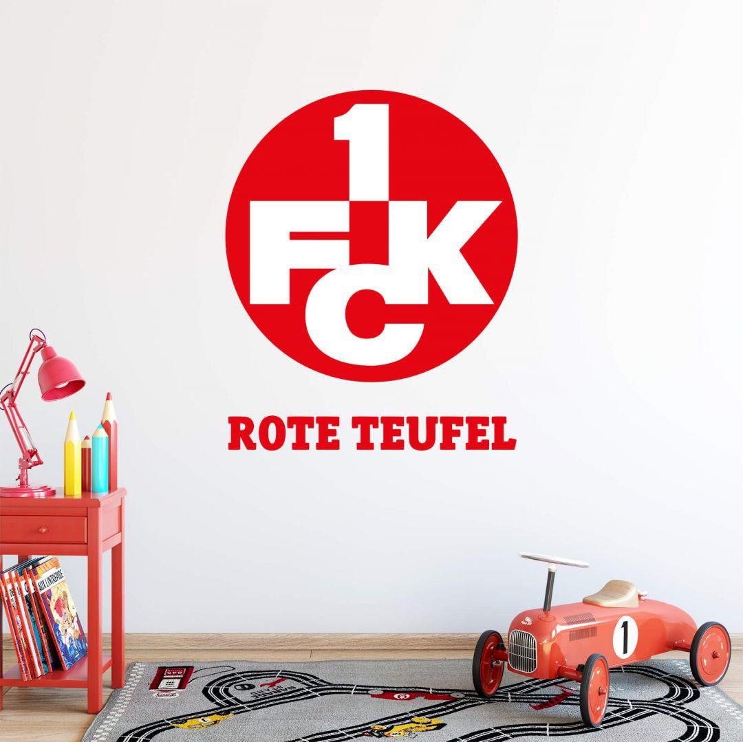 Wall-Art Wandtattoo Rote 1.FC St) (1 Teufel Kaiserslautern