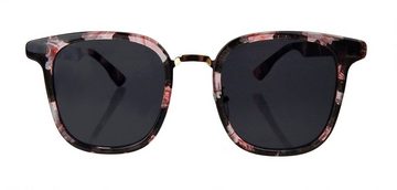 Ella Jonte Sonnenbrille trendige Brille schwarz rosa gold transparent UV 400 im Etui