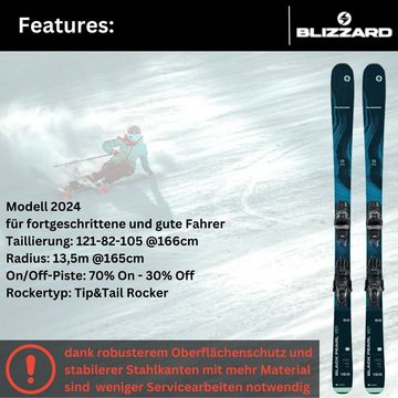 BLIZZARD Ski, Damen Ski Blizzard Pearl 82 2024 + Bindung Marker TPC 10 Z3-10