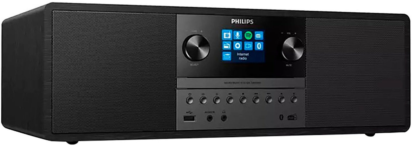 Philips TAM6805 Stereoanlage (Digitalradio (DAB), Internetradio, 50 W)