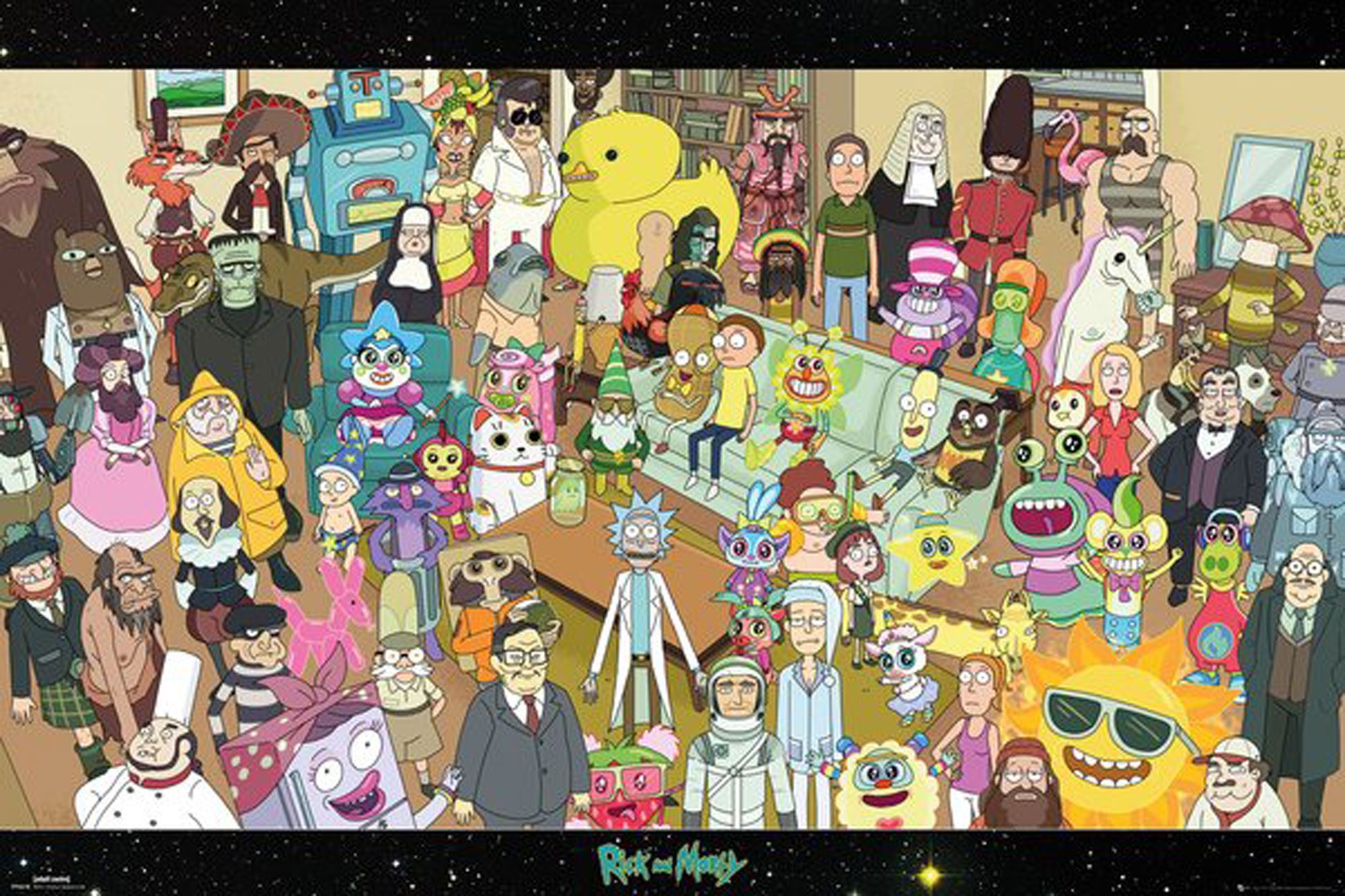 Poster Rick & Morty - Poster - Cast