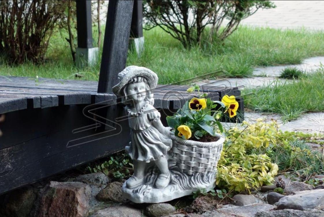 JVmoebel Skulptur 40cm Deko Skulptur Design Figur Statue Garten Statuen