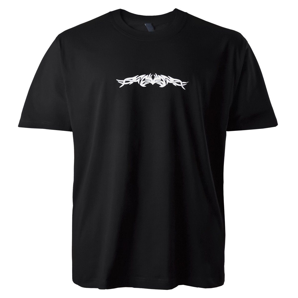 Dave's Rundhalsshirt Übergrößen T-Shirt schwarz mit Tribal von DAVE´S