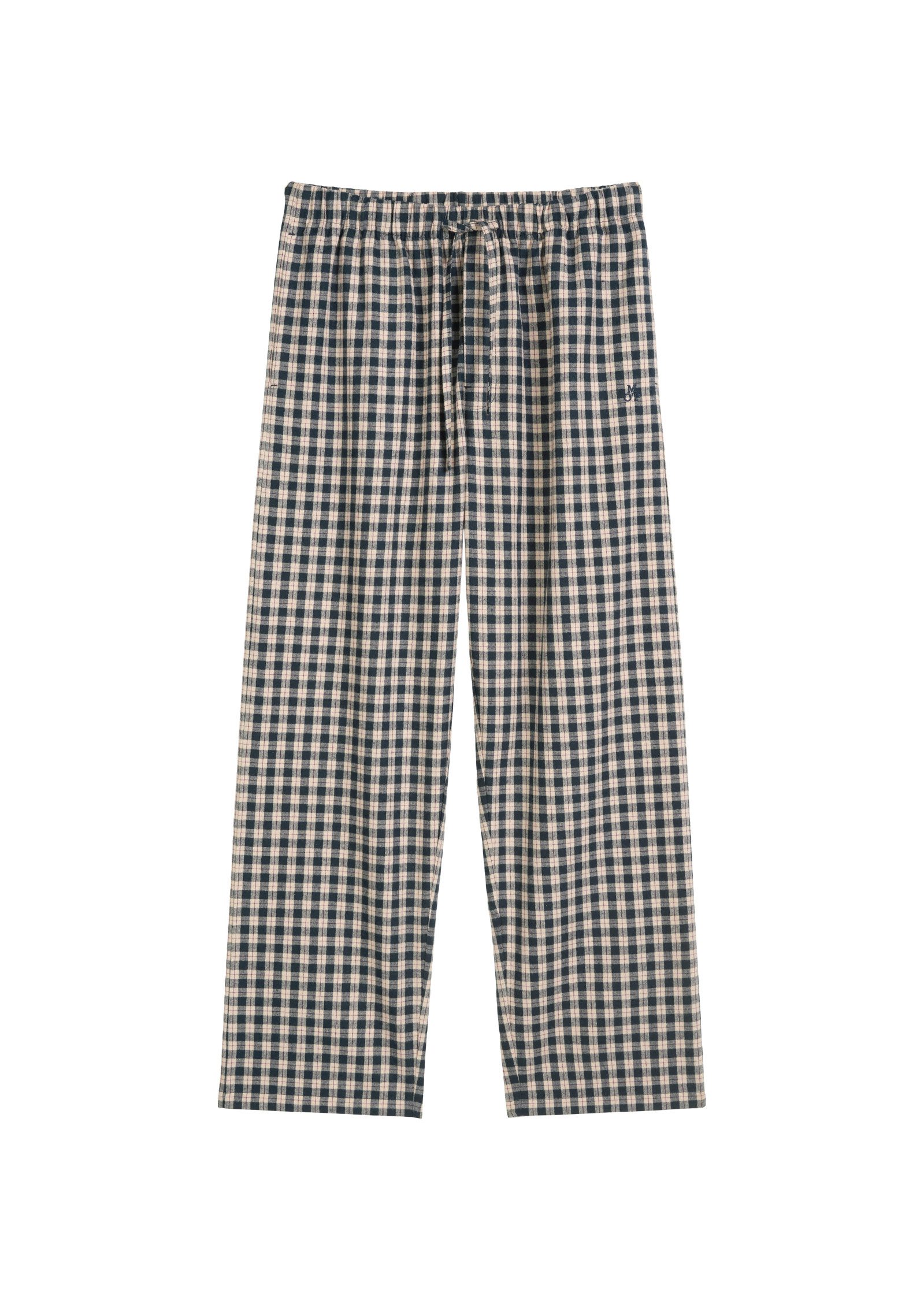 Marc O'Polo Pyjamahose Cozy Flannel mit Gummizug und Bindeband, Cotton, ger günstig online kaufen