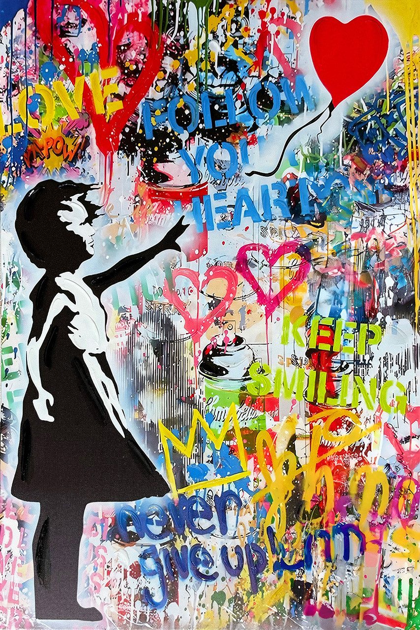 ArtUniverse Gemälde Love in the Air II 60 x 90 cm, Menschenmotiv