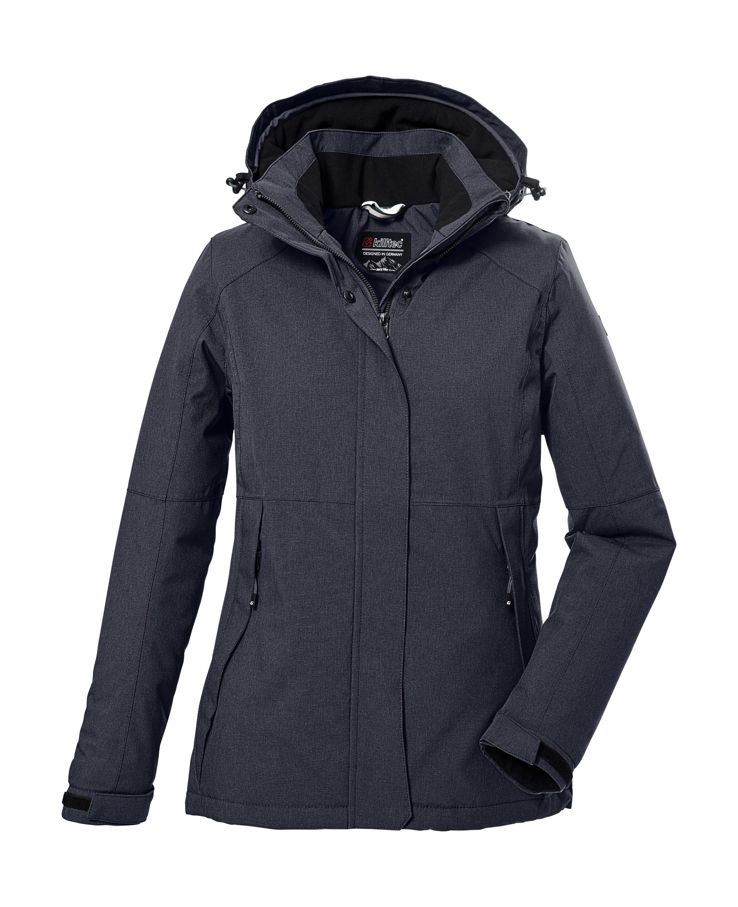 Killtec Outdoorjacke KOW 37 WMN JCKT Wasserdichte Damen Funktionsjacke mit abnehmbarer Kapuze
