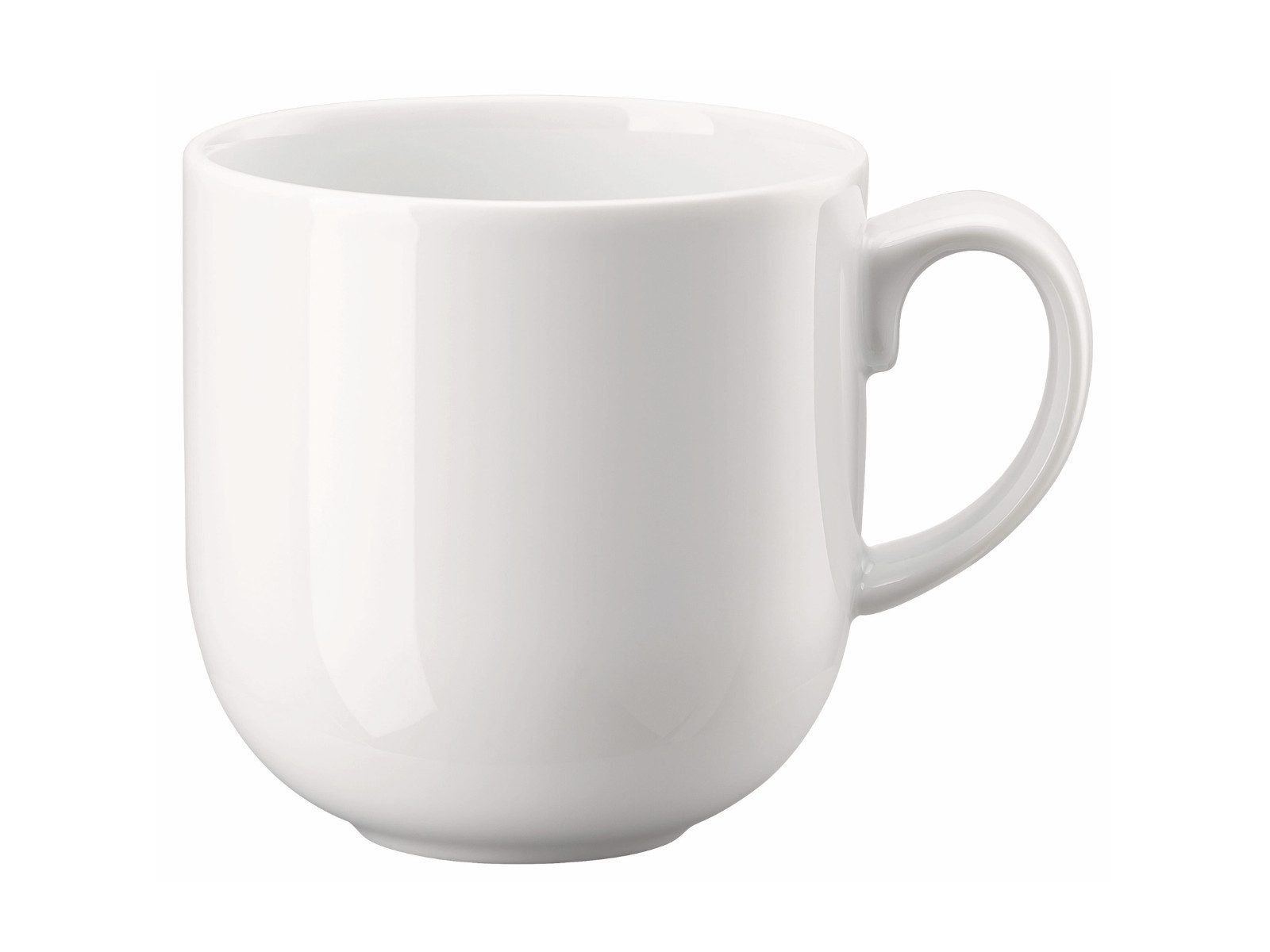 Rosenthal Becher Casina Weiss Becher mit Henkel 0,4l, Porzellan