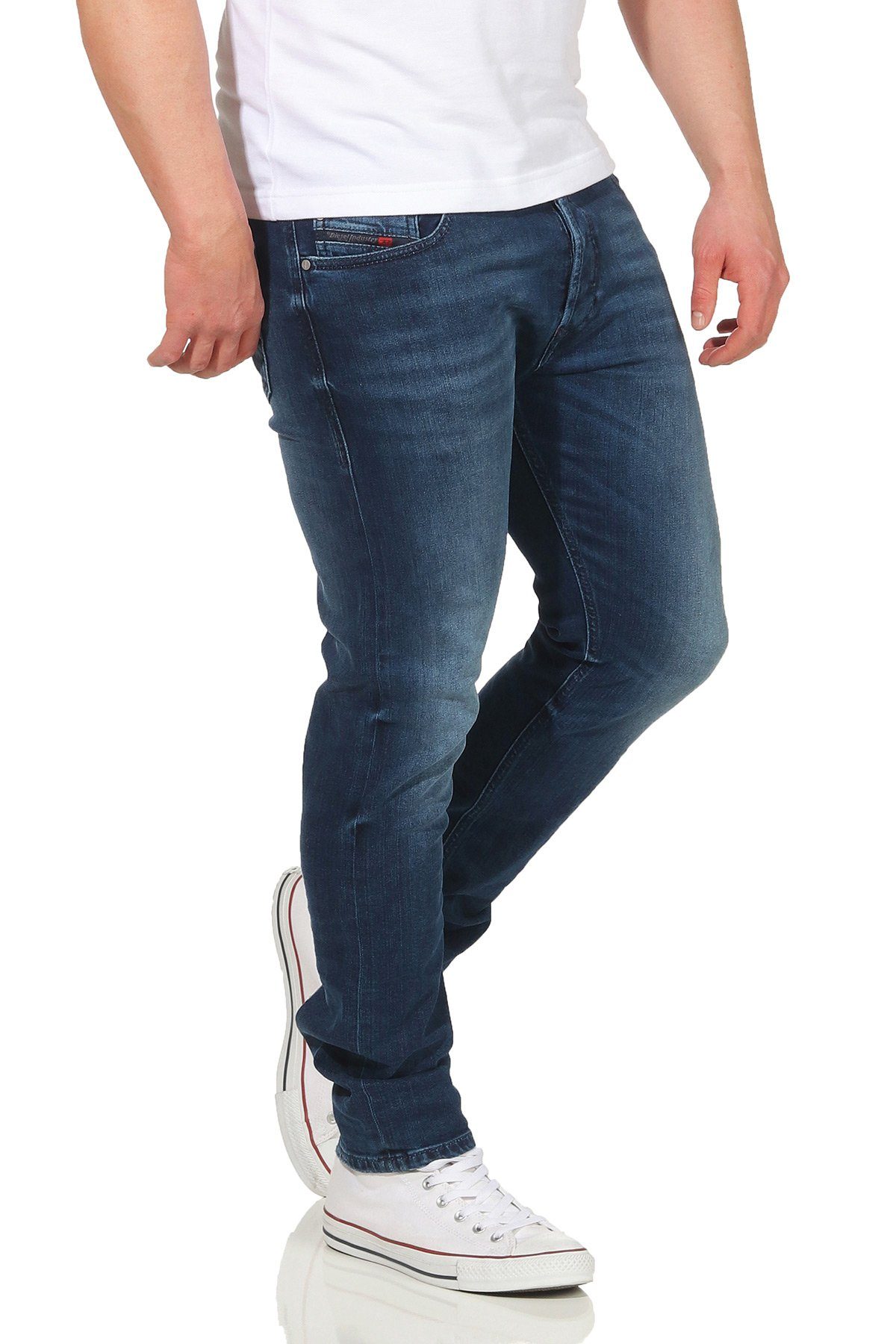 L34 084SY Blau, Röhrenjeans, Diesel Style5 Größe: Pocket Regular-fit-Jeans 5 elastisdch, Tepphar Herren Pocket Style, W28 Stretch,