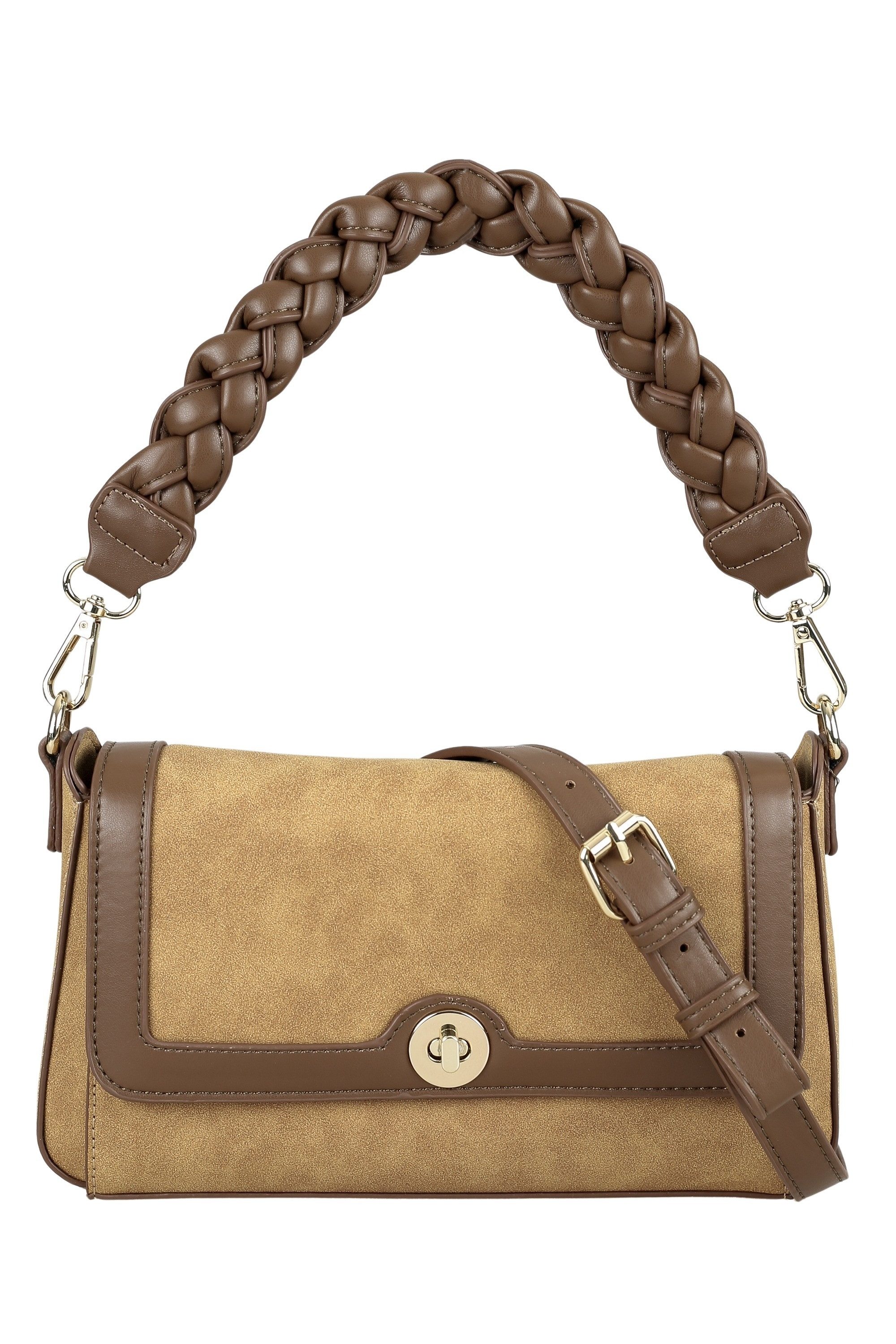 Schultertasche Brown