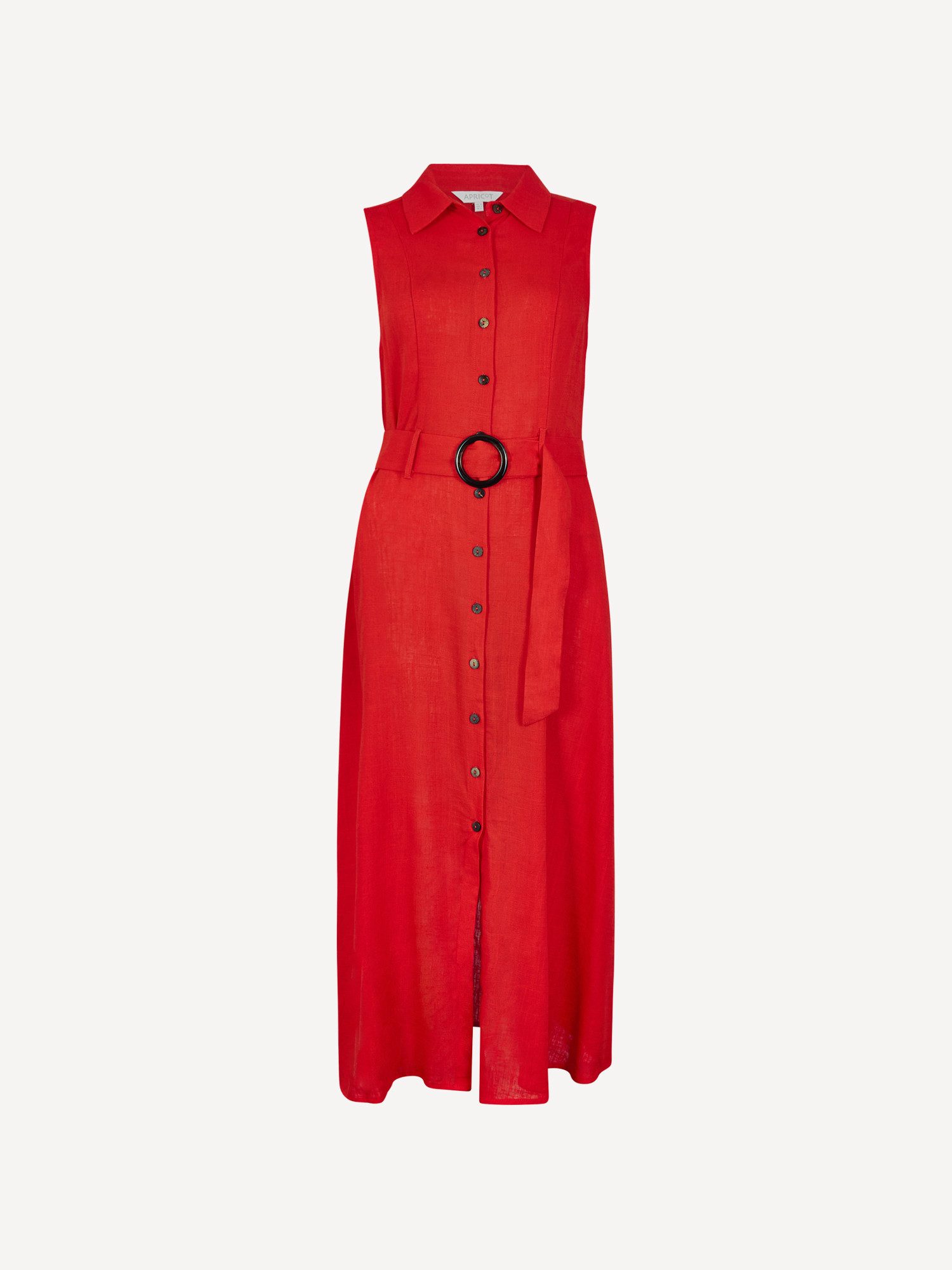 Midikleid Midikleid aus Leinenmischung