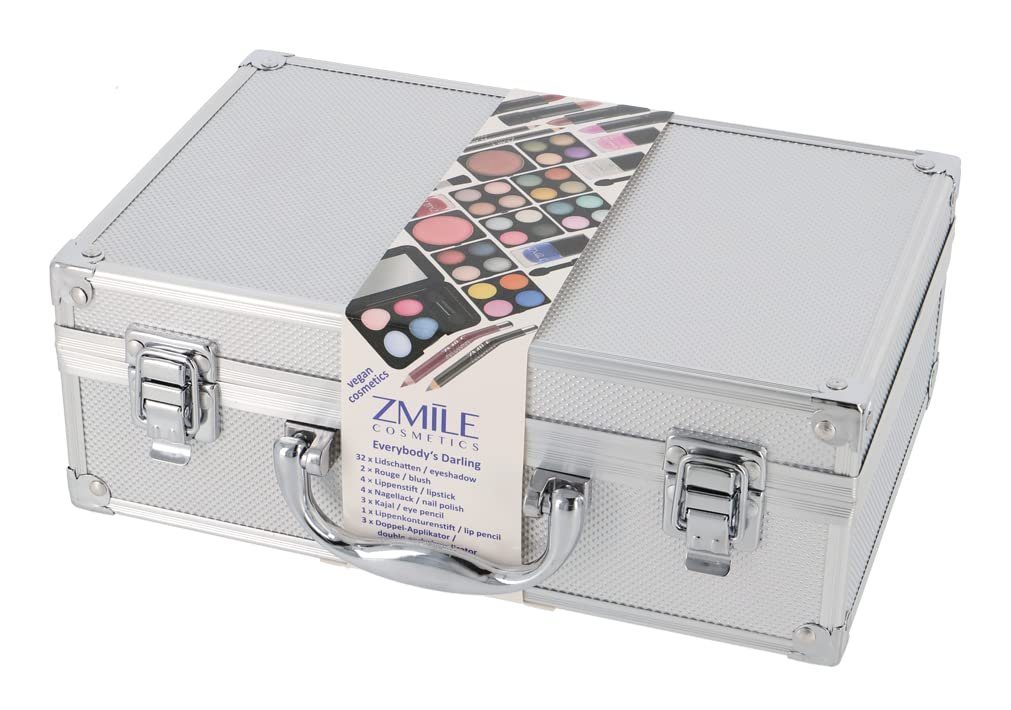 ZMILE COSMETICS Schmink-Koffer Schminkkoffer Set Alu Profi-Qualität 51 teil günstig online kaufen