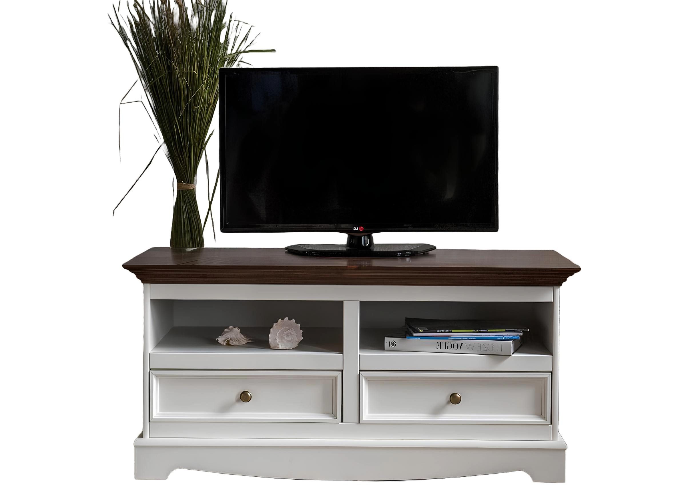 Xlmoebel TV-Board Elegantes Lowboard aus Holz mit Stauraum für TV und Zubehör (RTV, 1 St., RTV), Hergestellt in Europa
