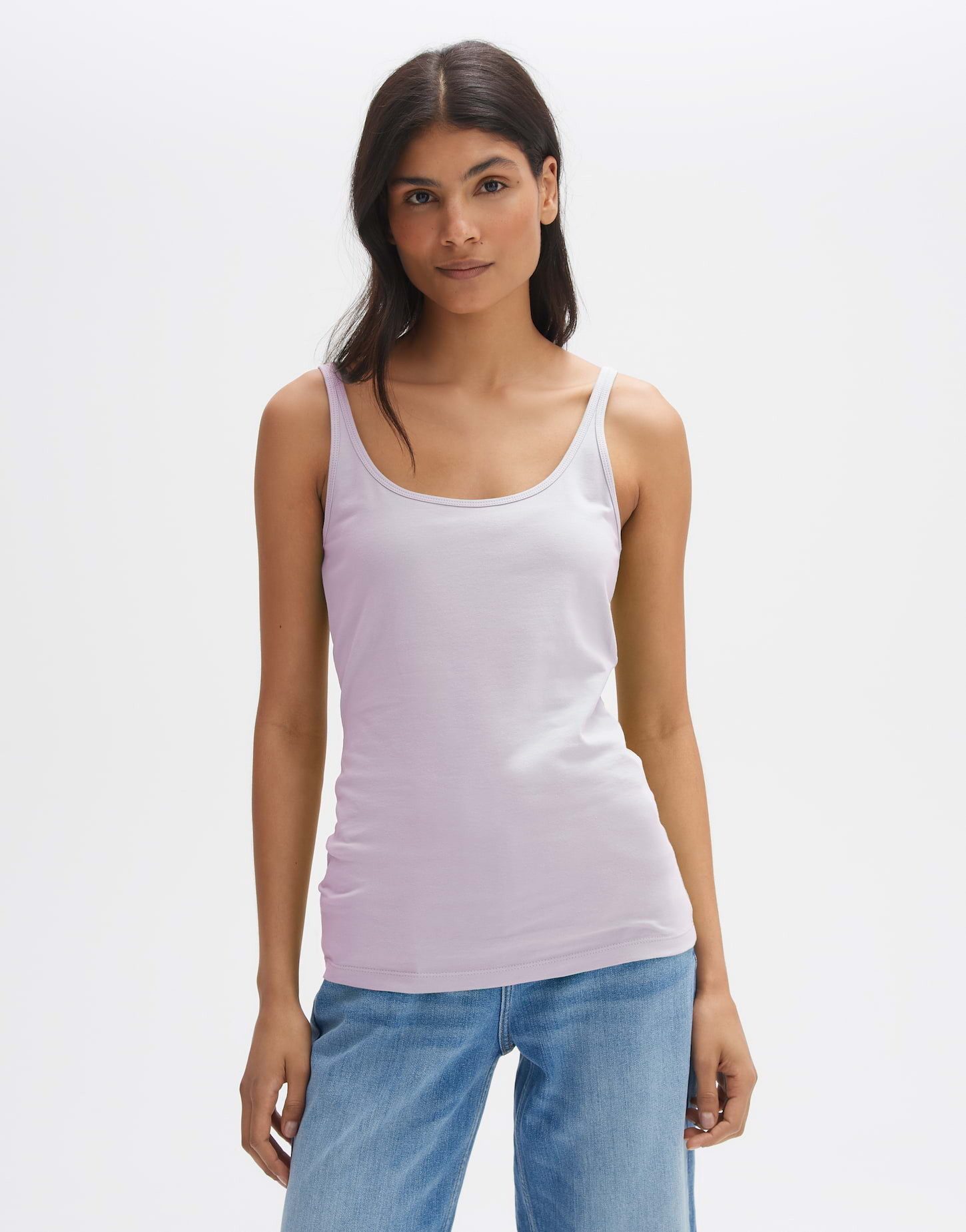 Trägertop Trägertop INA Slim aus stretchigem BCI Cotton Mix