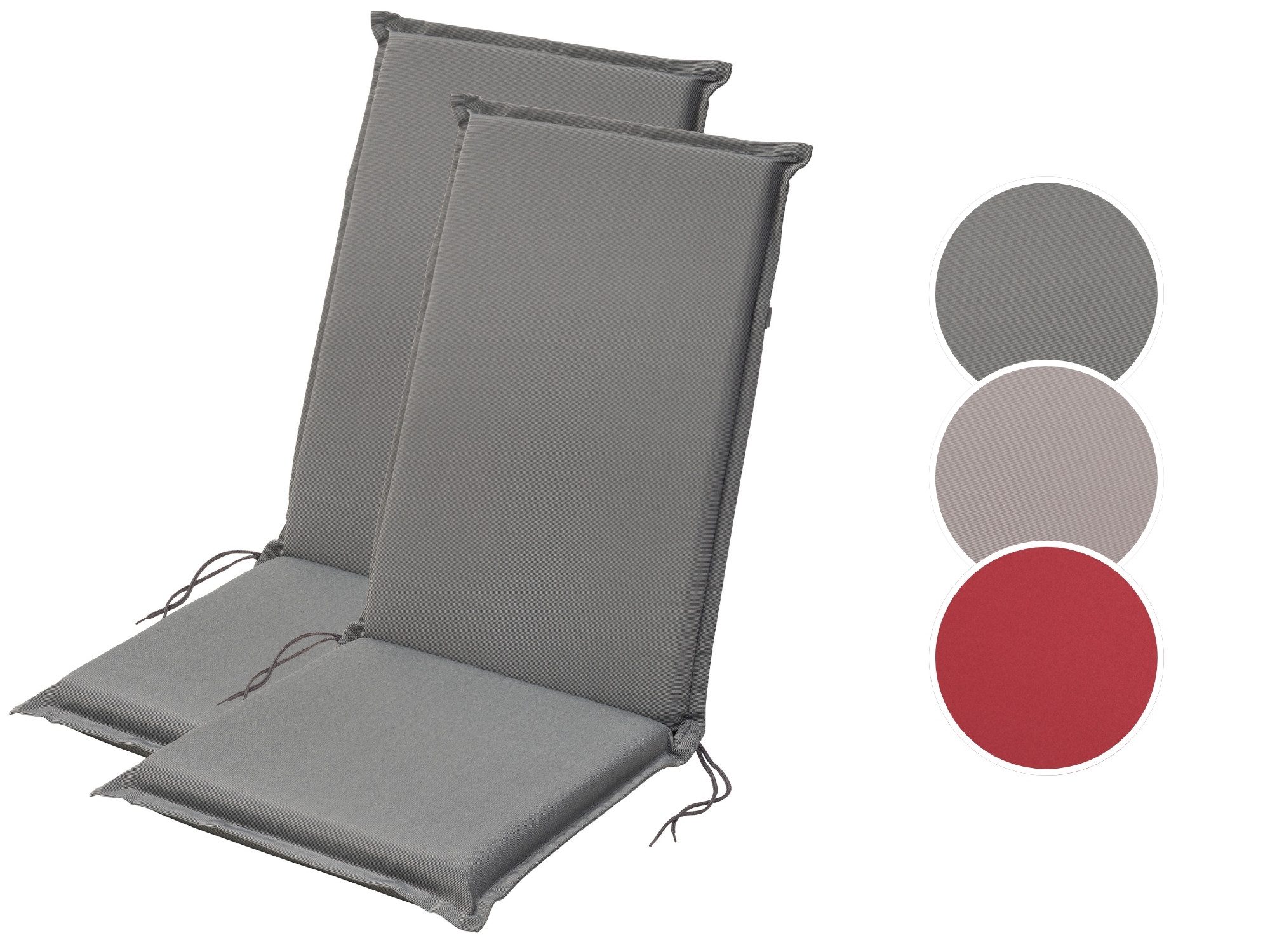 XDREAM Hochlehnerauflage 2er Set Gartenstuhlauflagen für Hochlehner und Kla günstig online kaufen