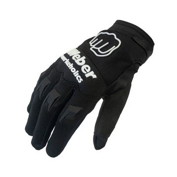 Weber GmbH Motorradhandschuhe Weber #Werkeholics Handschuhe schwarz / weiß