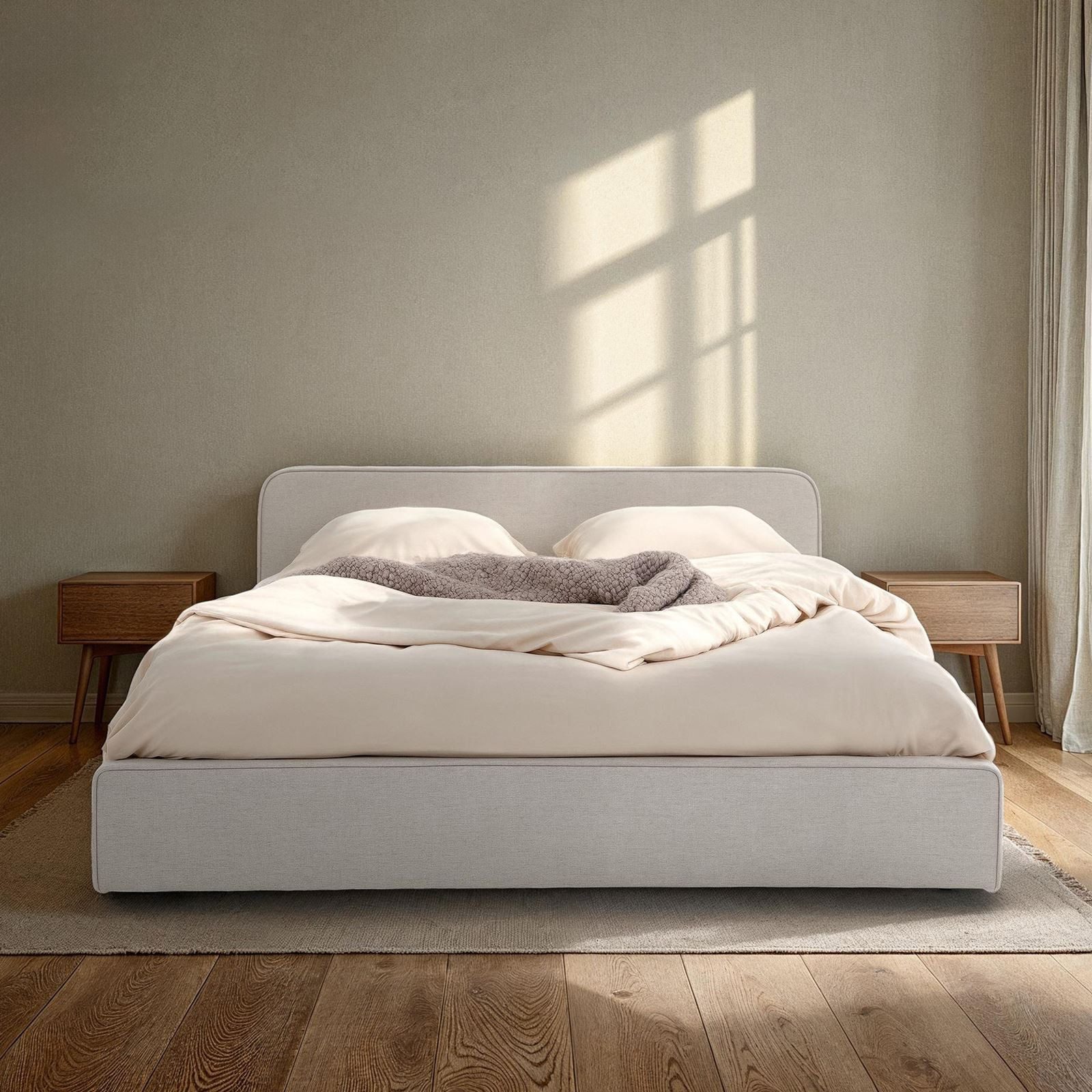 IDIMEX Polsterbett MARINI, Einzelbett 120x200 cm mit Lattenrost und Kopftei günstig online kaufen