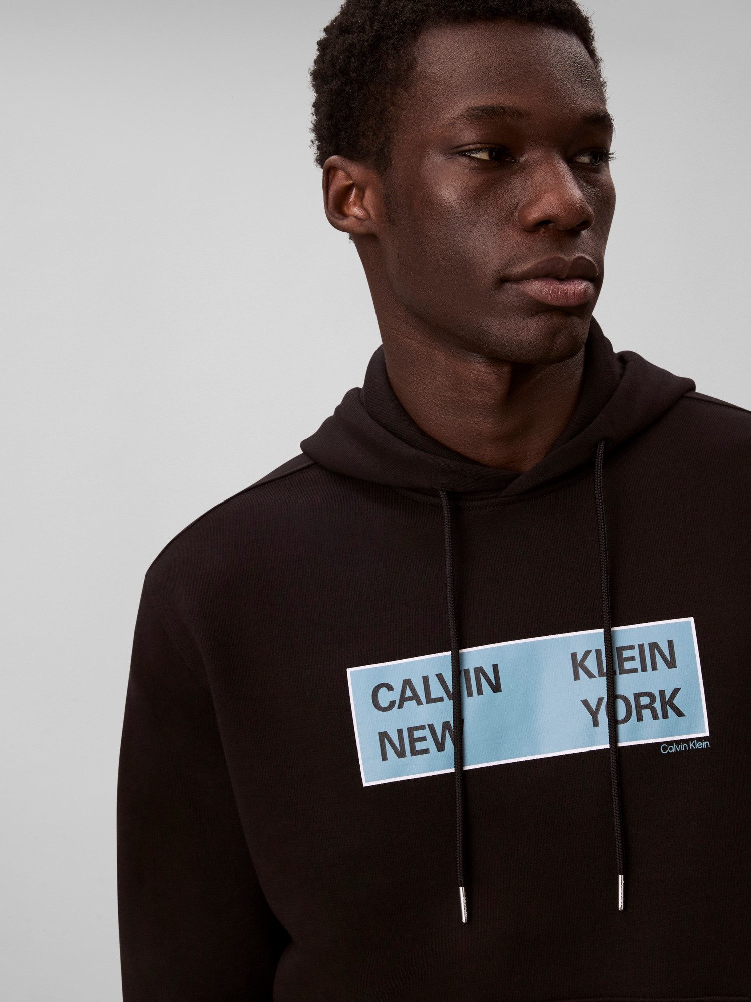 Calvin Klein Jeans Kapuzensweatshirt LS EU 350TERRY CKNY BOX GRAPHIC Mit Rundhalsausschnitt, regular fit – Bild 4 von 5
