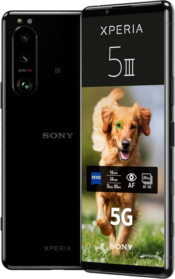 Sony Xperia 5 III 5G, 128GB Smartphone (15,5 cm/6,1 Zoll, 128 GB  Speicherplatz, 12 MP Kamera), 15,5 cm (6,1