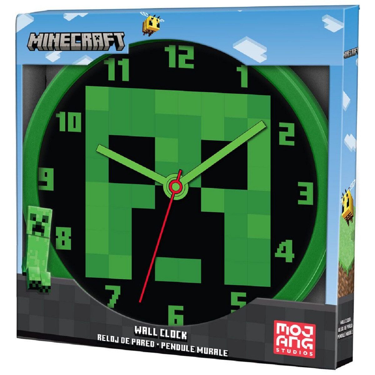 Minecraft Wanduhr Minecraft analoge Wanduhr mit günstig online kaufen