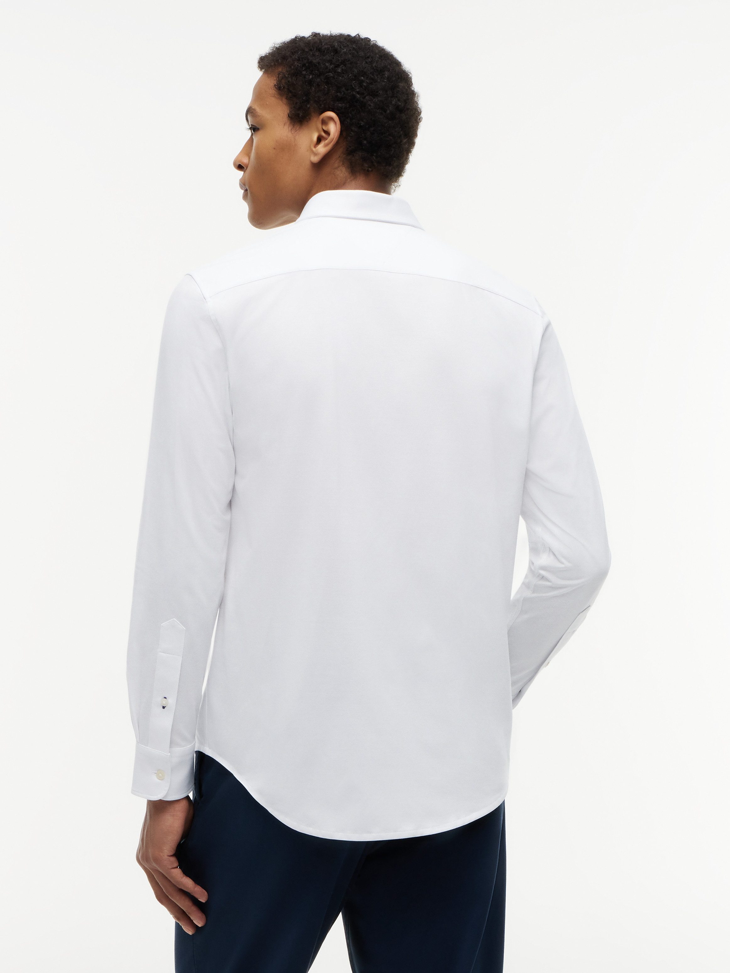 Tommy Hilfiger Langarmhemd PERFORMANCE PIQUE OXFORD Regular Fit Peformance Pique Oxford Casual
