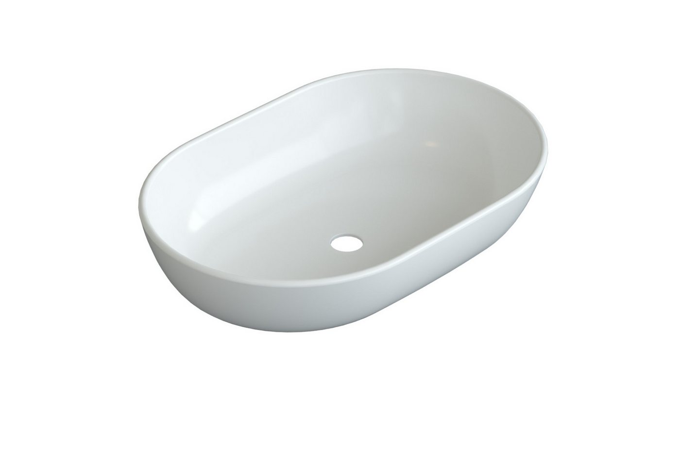 AQUABATOS Waschbecken Aufsatzwaschbecken mit/ohne Hahnloch rund oval eckig 30 40 50 60cm (Handwaschbecken Gäste wc Waschbecken klein Wandmontage ohne Unterschrank modern, mit ohne Überlauf wählbar,Ultradünner Rand), verschiedene Montagemöglichkeiten