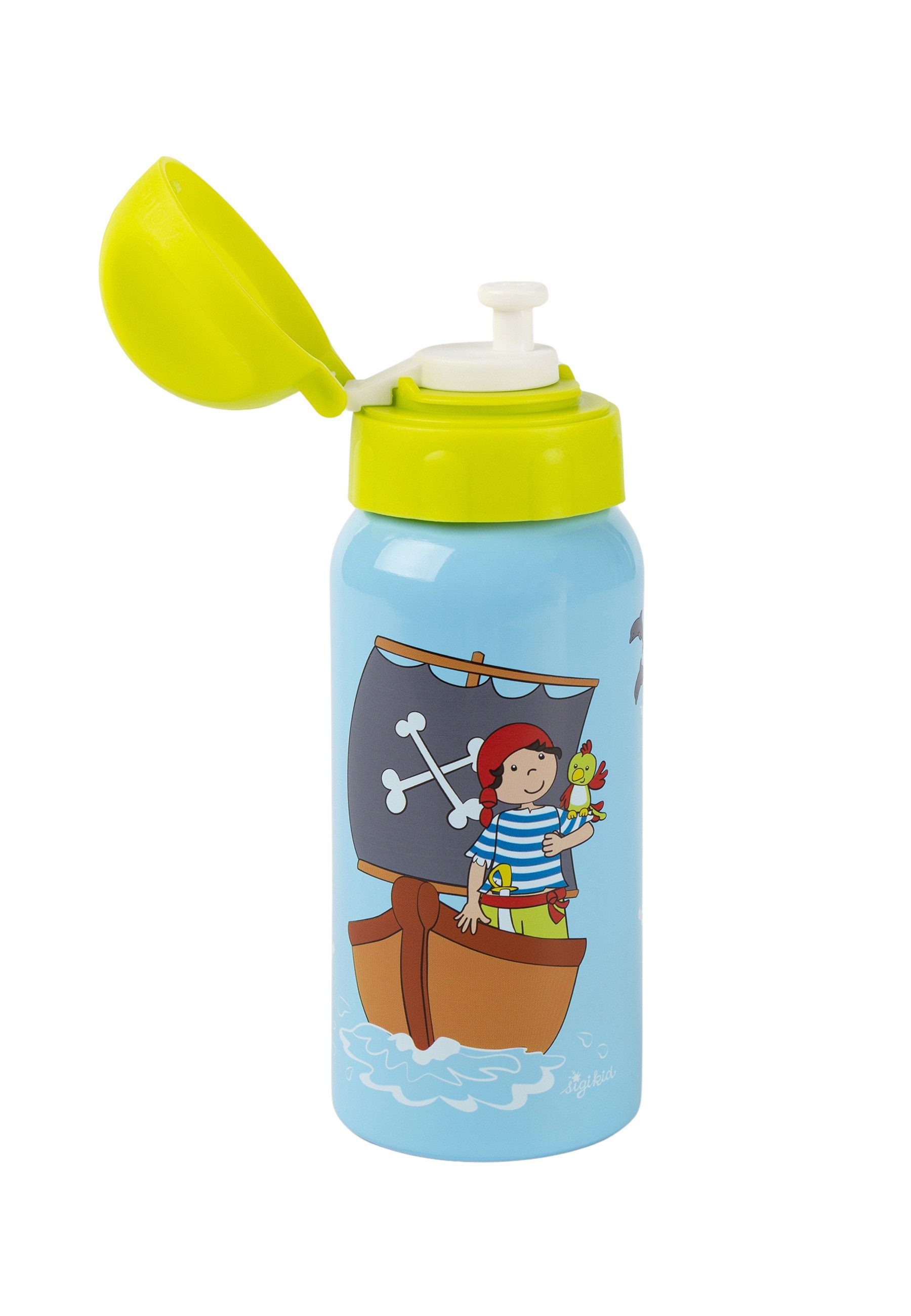 Sigikid Trinkflasche Edelstahl Trinkflasche 400 ml für Kinder Unisex