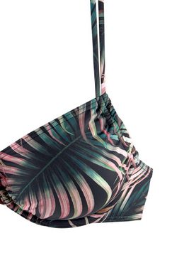 LASCANA Bügel-Bikini-Top Reese, mit Palmendruck
