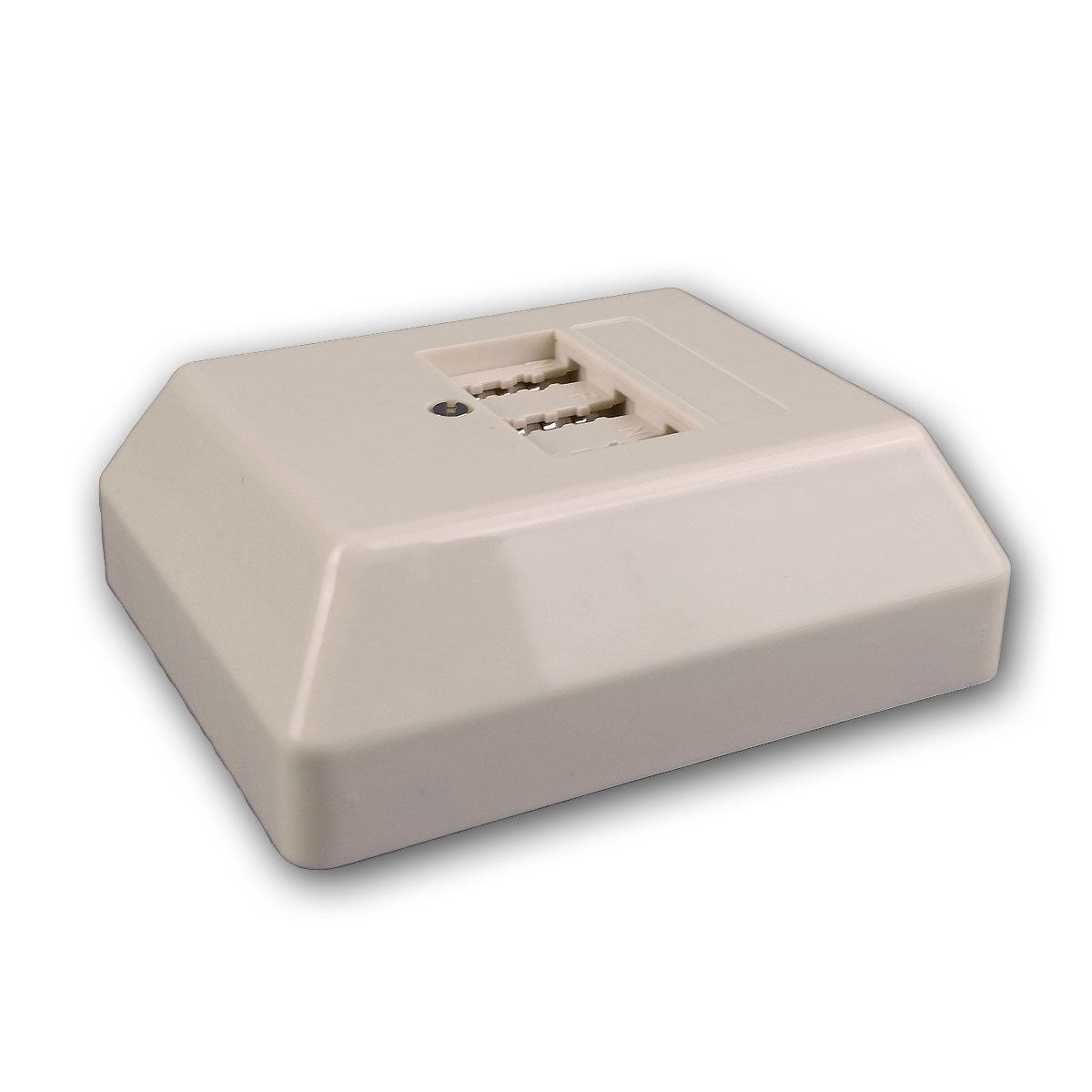 Goobay Aufputz-Steckdose TAE Aufputzdose, NFN - beige, Telefonsteckdose