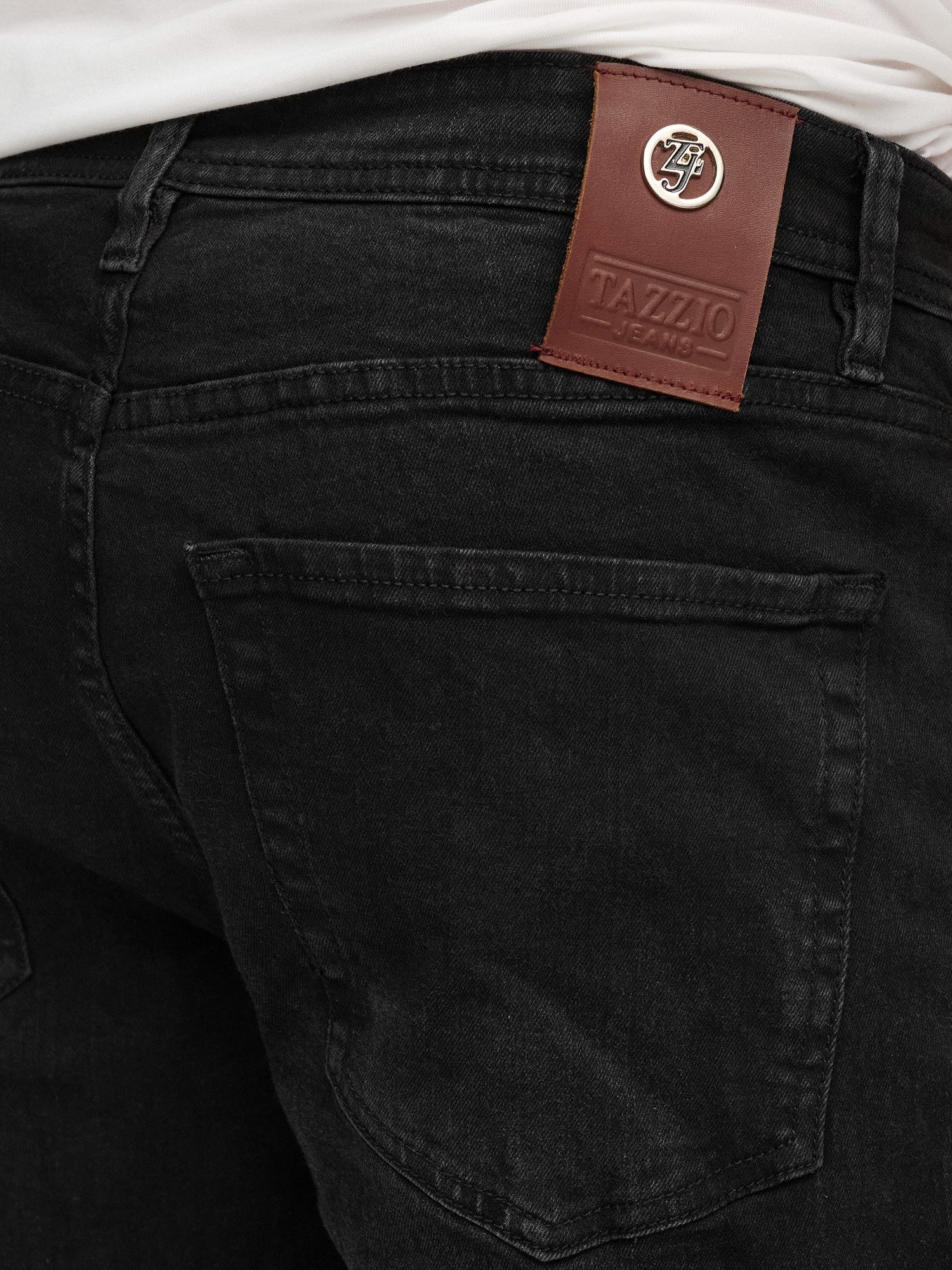 Tazzio Straight-Jeans Denim A105 Stretch mit Elasthan - Regular Fit mit geradem Bein