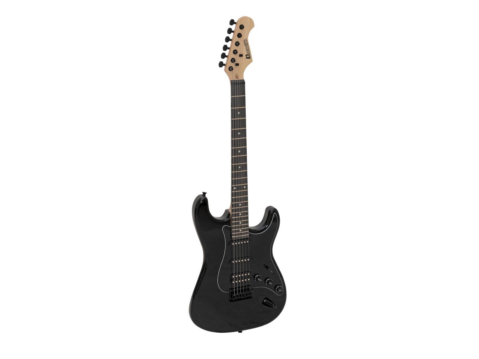 E-Gitarre DIMAVERY ST-312 E-Gitarre, schwarz/schwarz