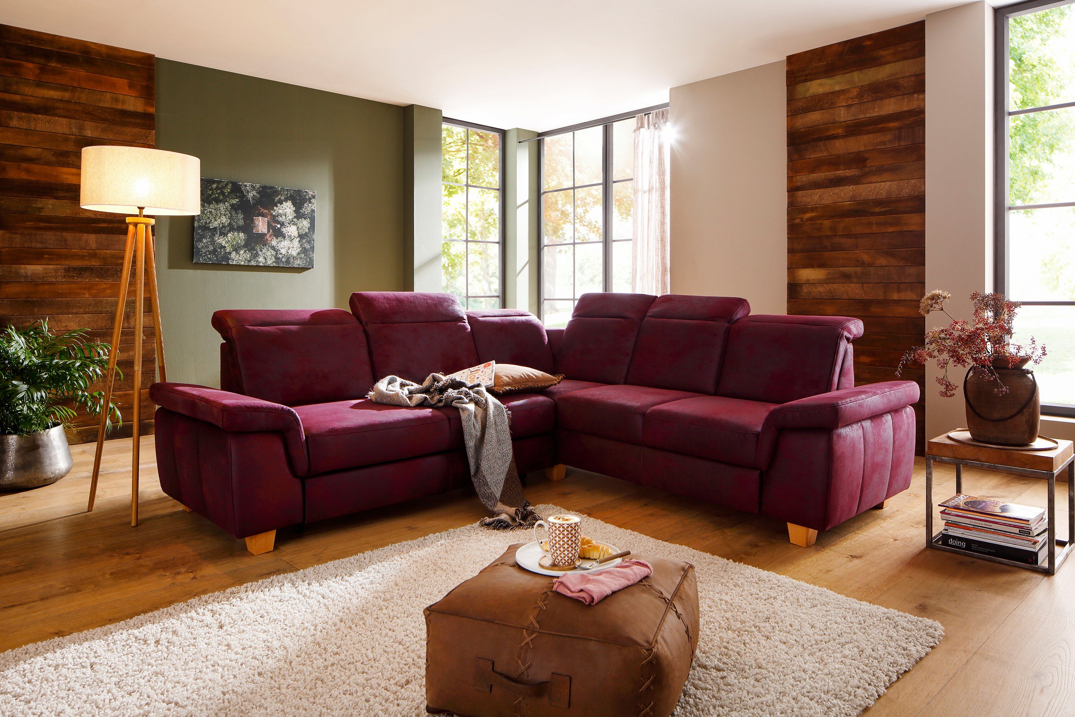Home affaire Ecksofa Dalia L-Form, mit günstig online kaufen