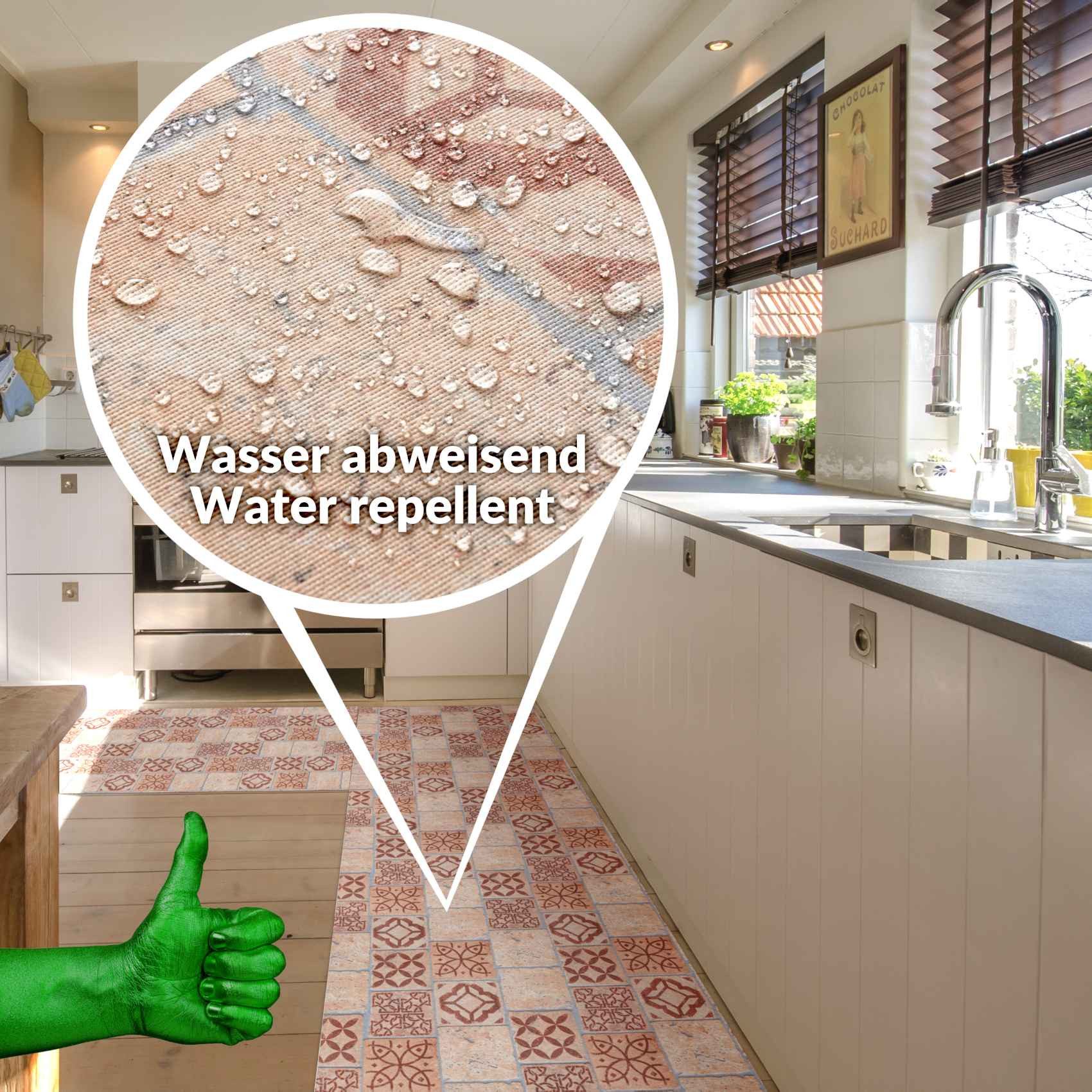 ANRO Küchenläufer RANNA Hochwertig Küchenteppich Teppich Textil, Eckig, Bod günstig online kaufen