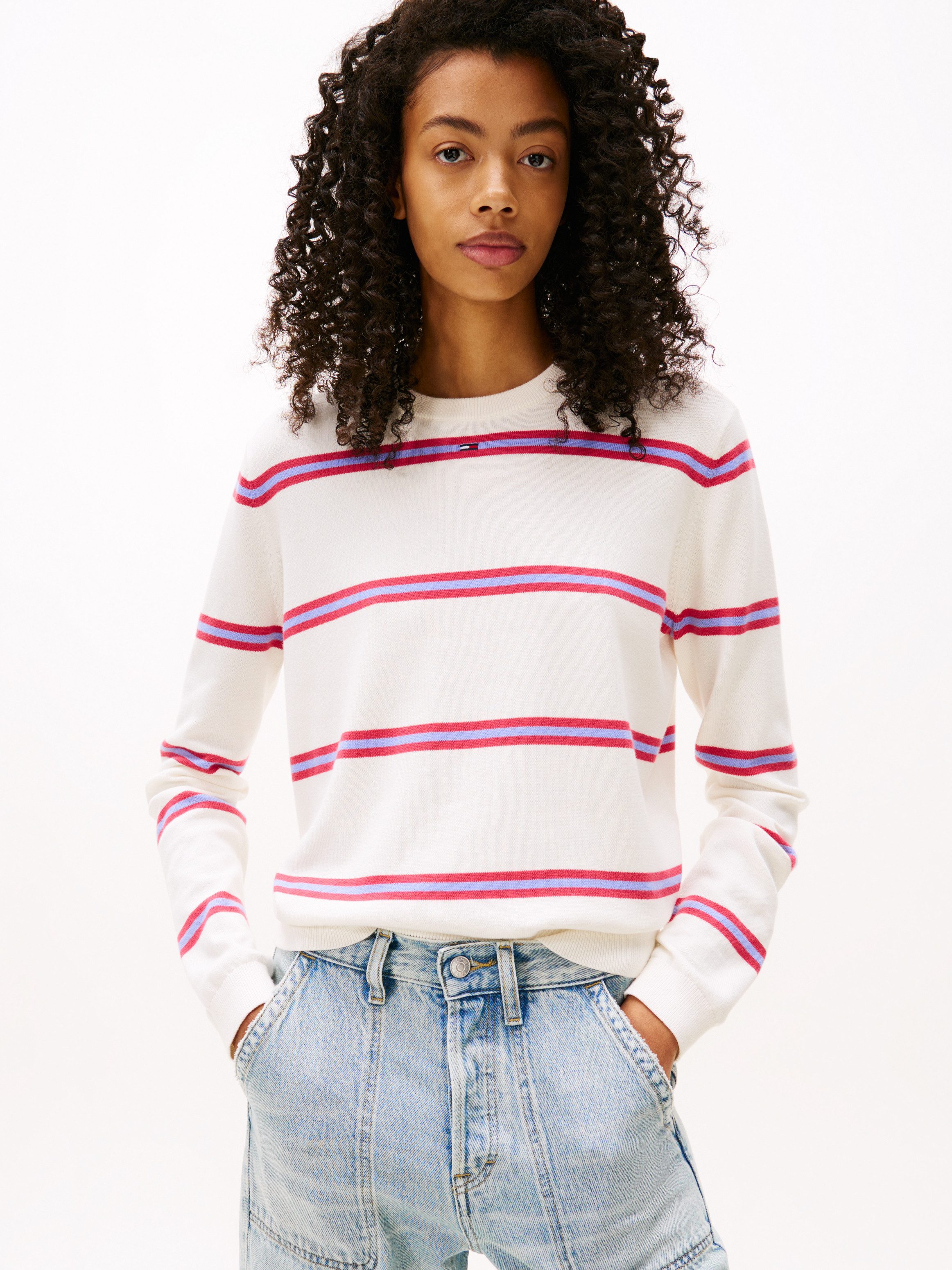 Tommy Jeans Strickpullover TJW ESSENTIAL CREW günstig online kaufen