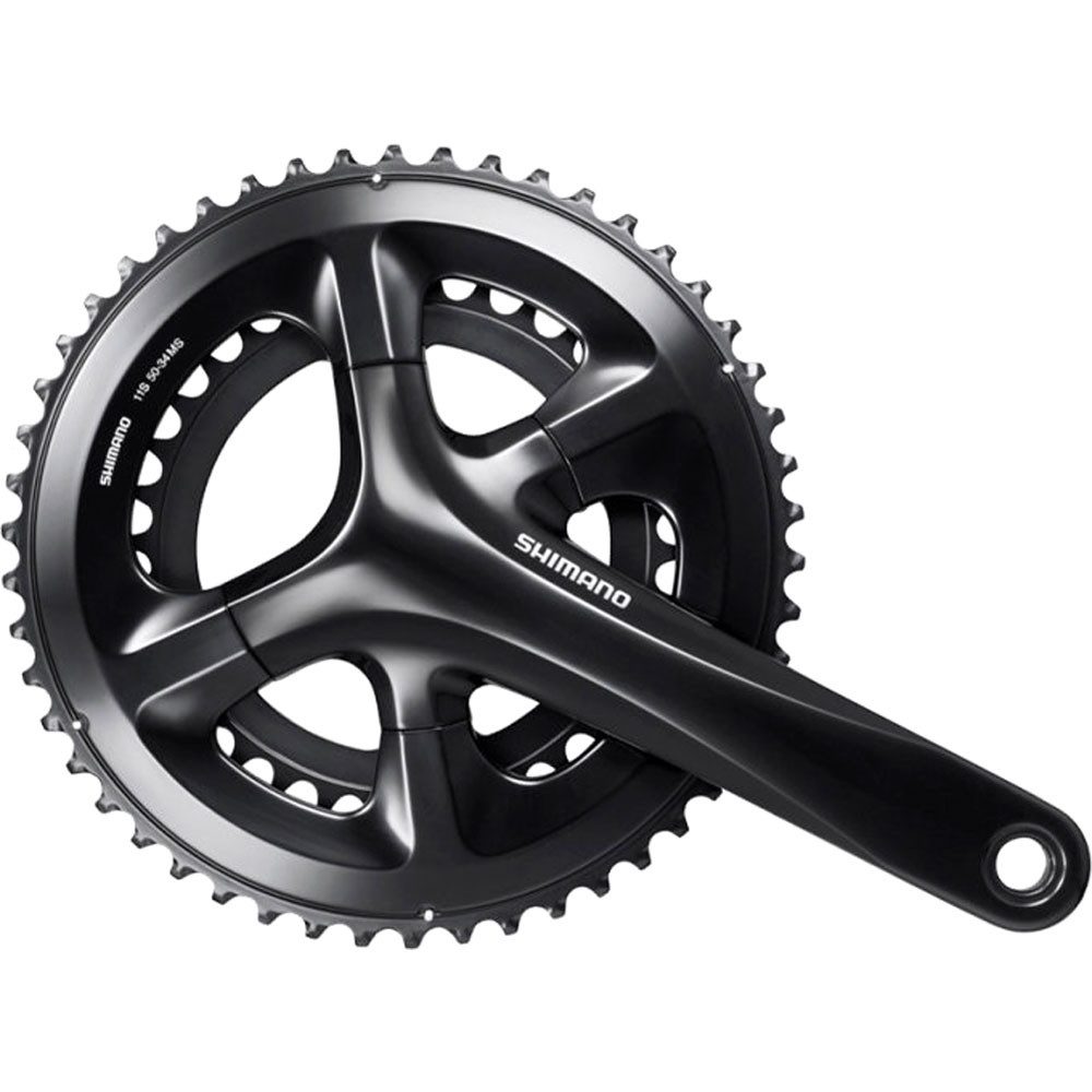 Fahrradkurbel SHIMANO Kurbelgarnitur Road FC-RS510 172,5mm 52-36Z. 2x11f. schwarz Fa