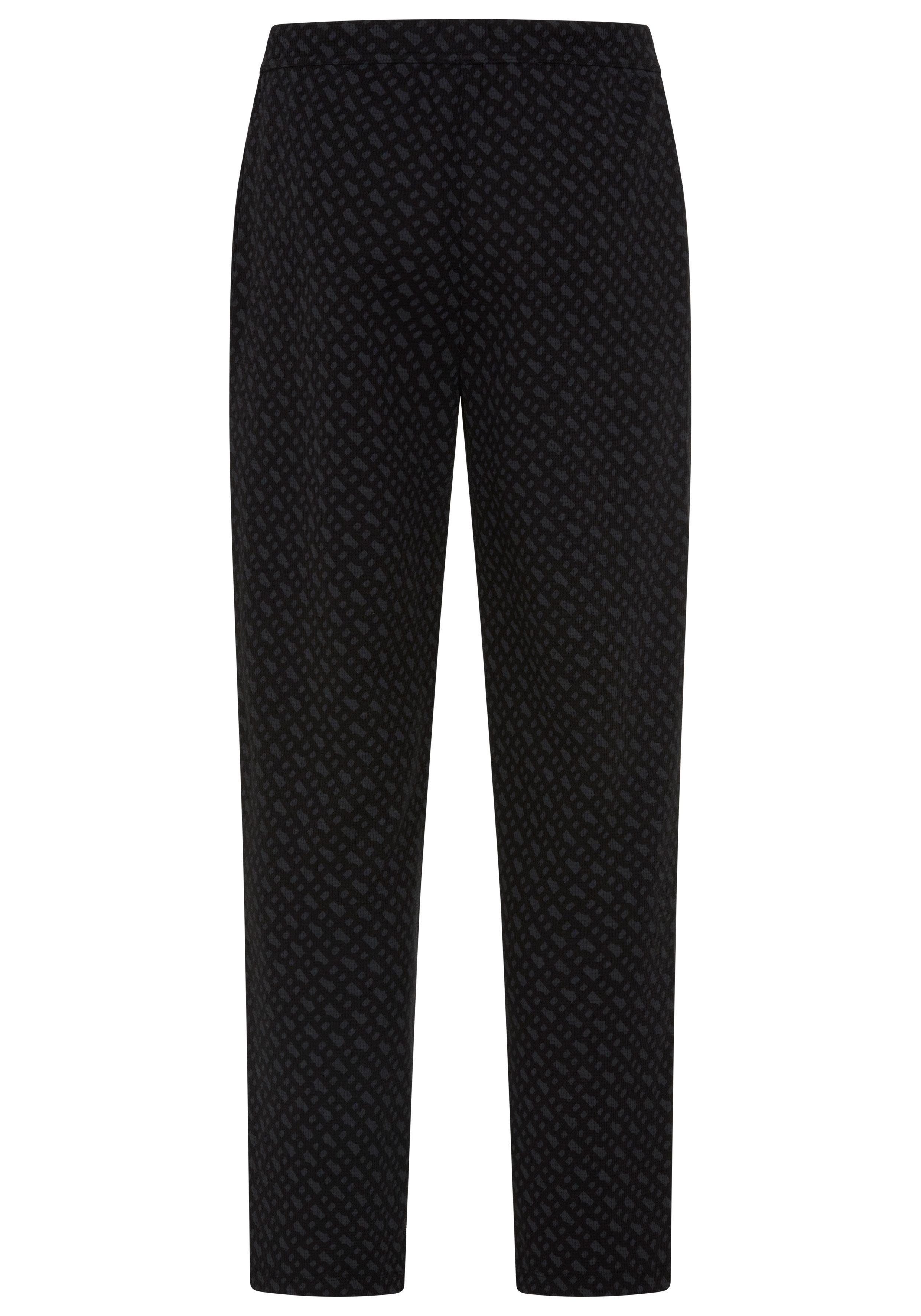 BOSS Pyjamahose Waffle AOP Pants elastischer Bund mit Kordel, Seitentaschen, Allover-Druck